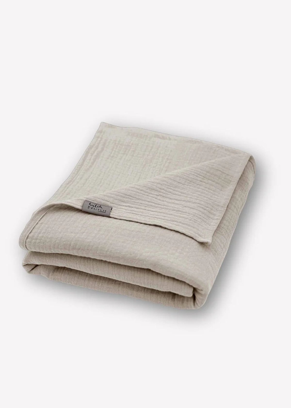 Musselin-Decke JOSEPHIN stein