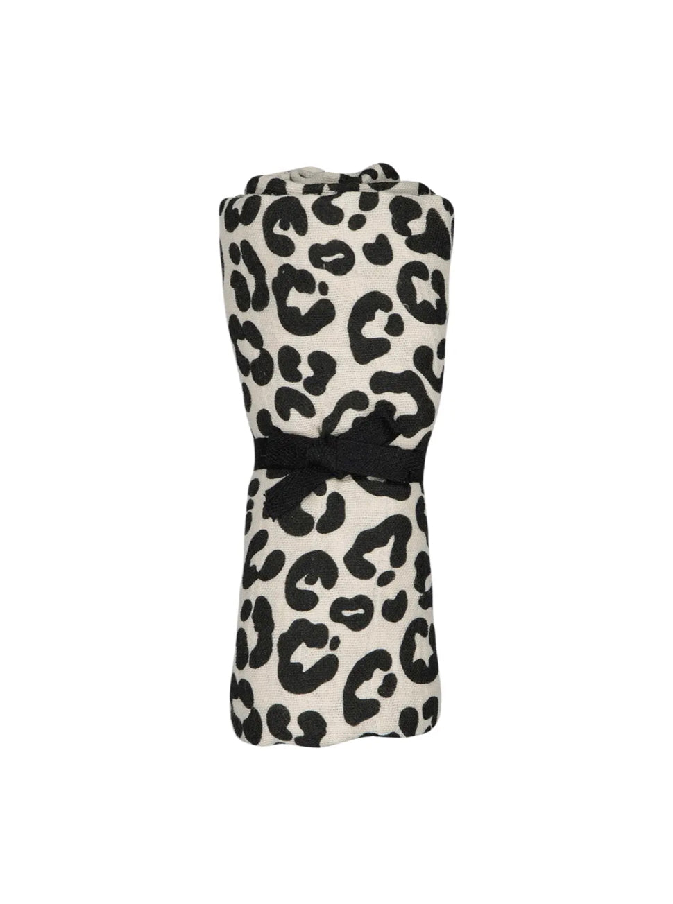 écharpe en mousseline BIANCA mini leopard mauve