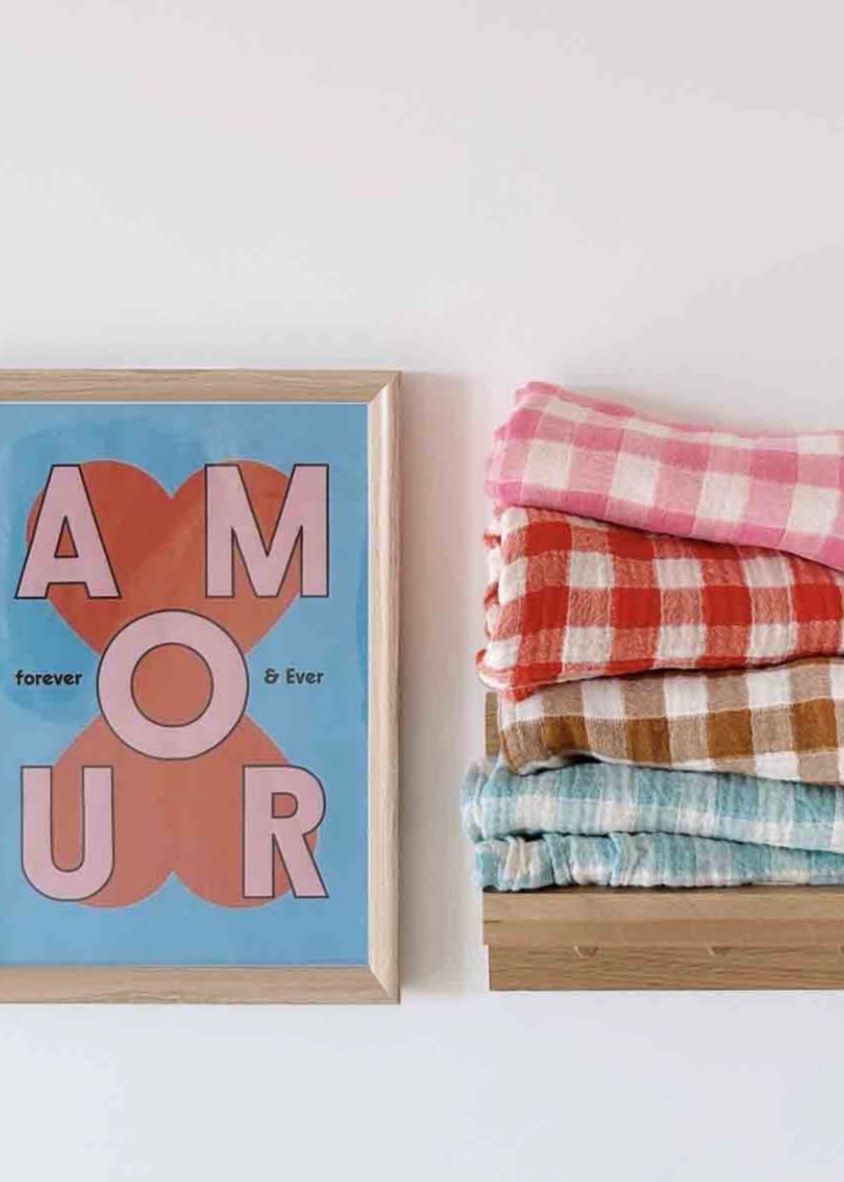 Sciarpa in mussola BIANCA vichy caramello