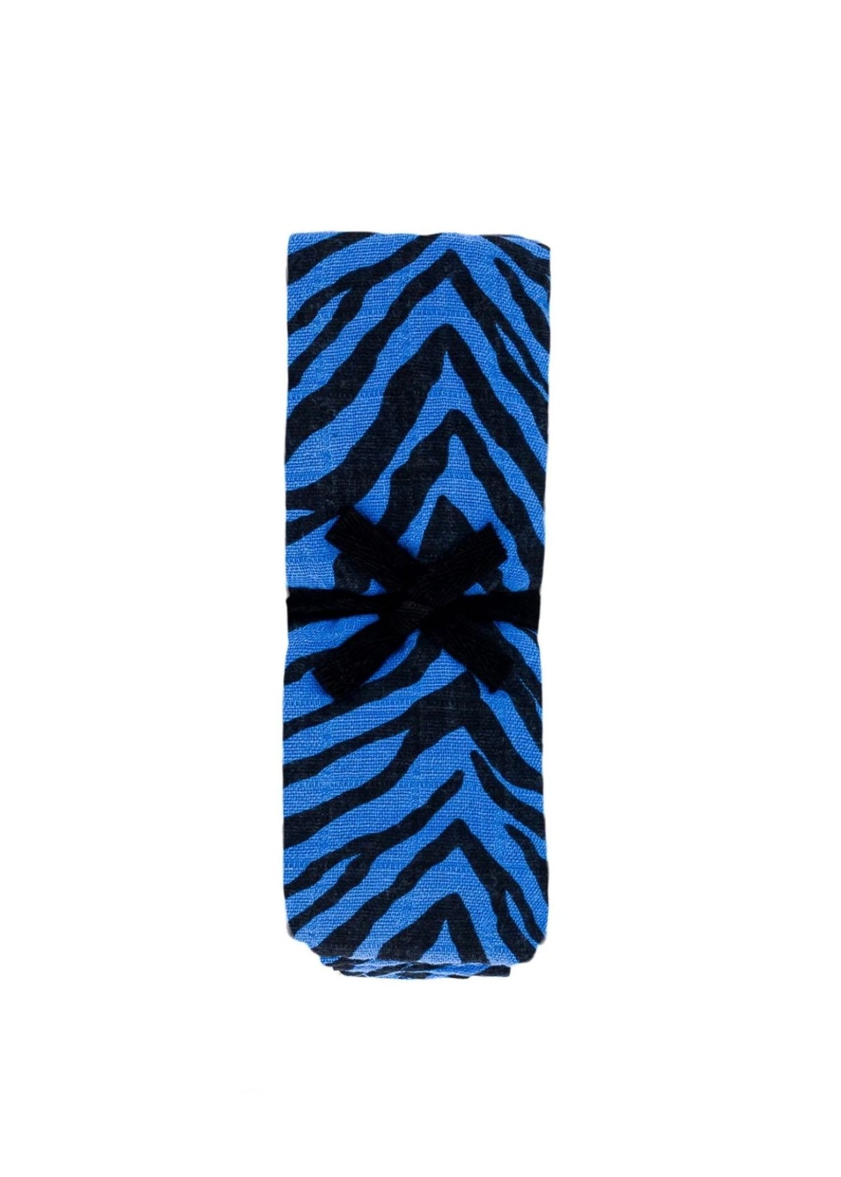 écharpe en mousseline BIANCA zebrou greek blue