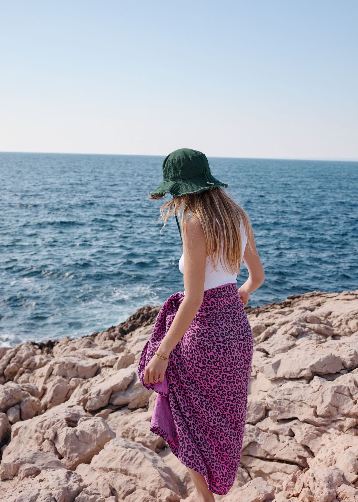 Paréo en mousseline LOUISA graou orchidée