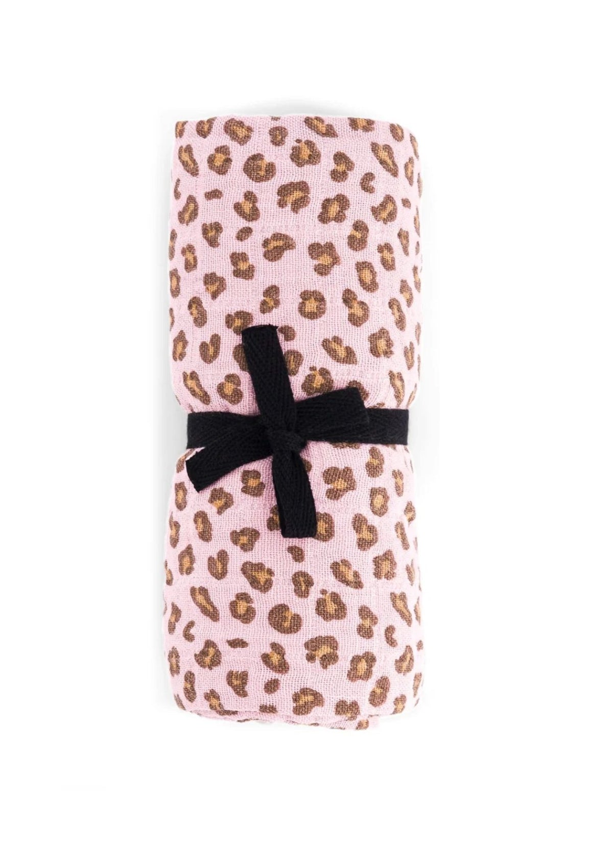 Mousseline de soie BIANCA mini leopard candy pink