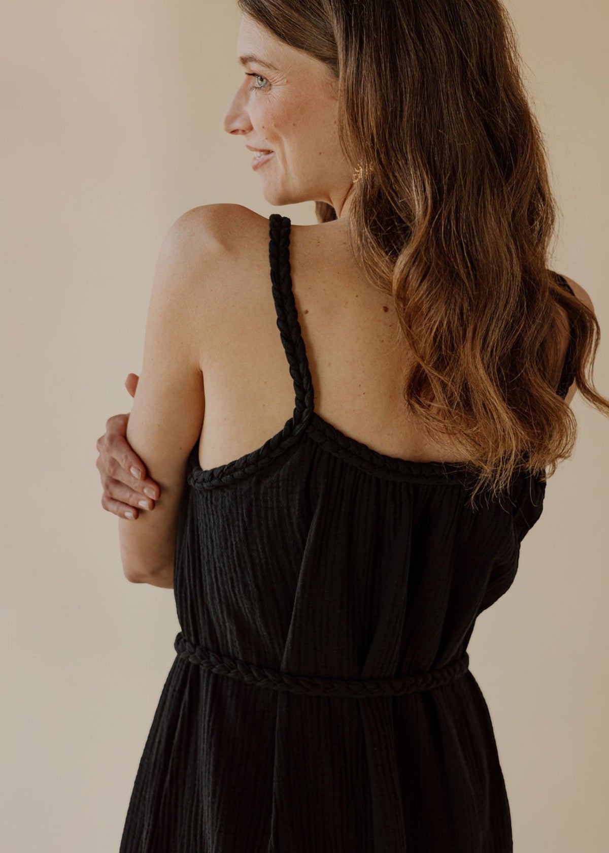 NOHEA abito in mussola nero