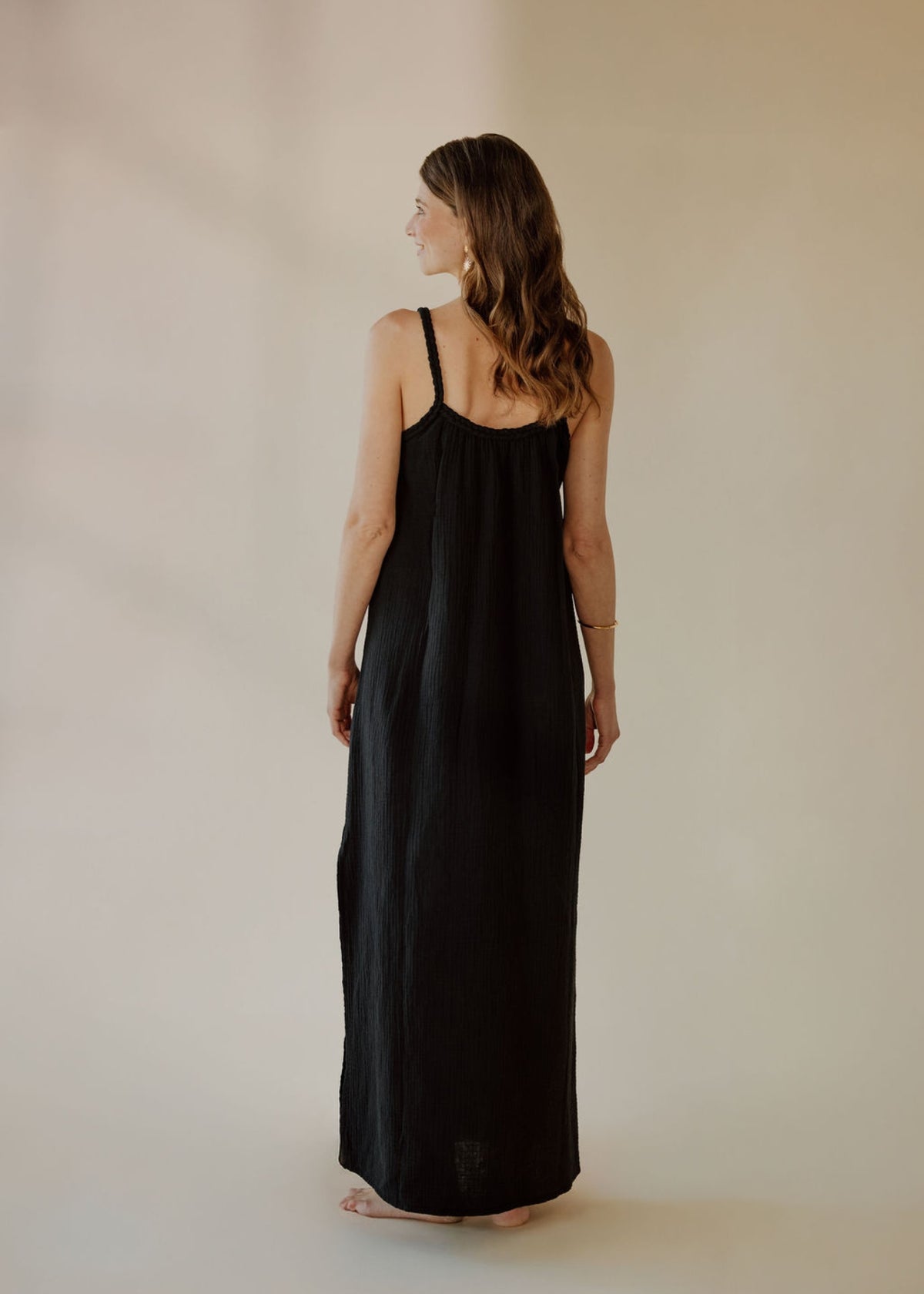 NOHEA abito in mussola nero