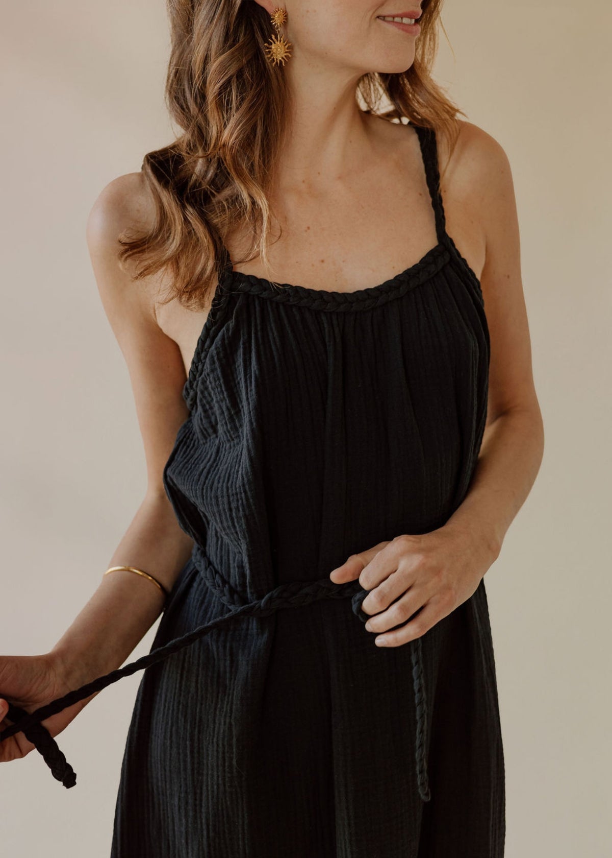 NOHEA abito in mussola nero