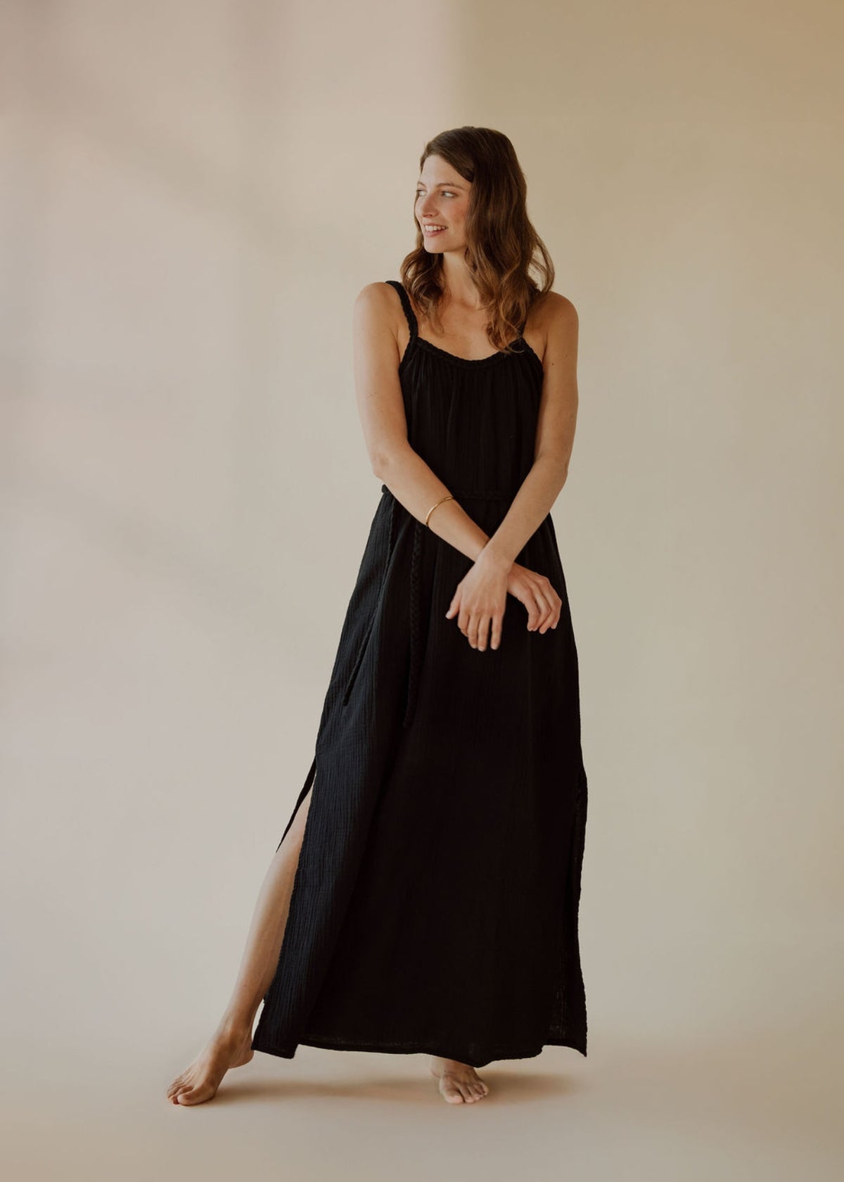 NOHEA abito in mussola nero
