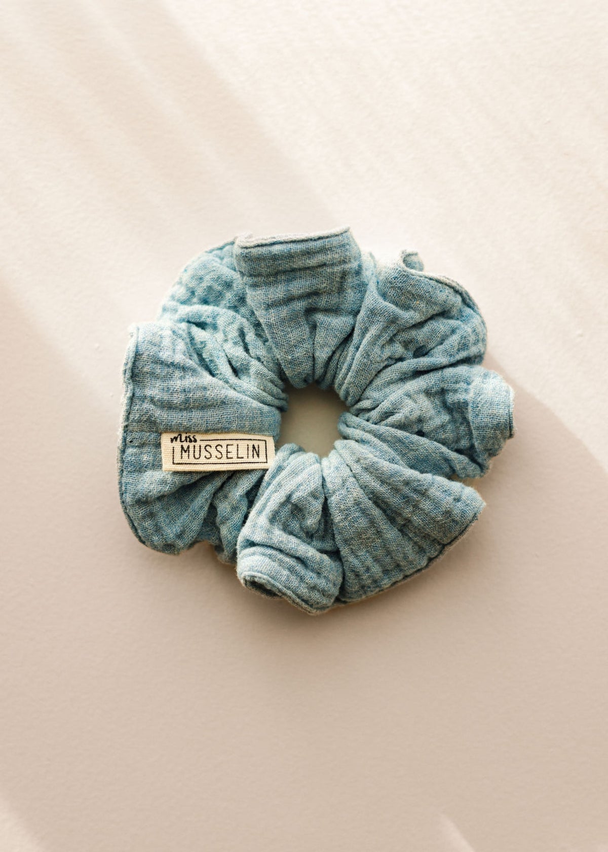 Mousseline-Scrunchie RIVA sky melange