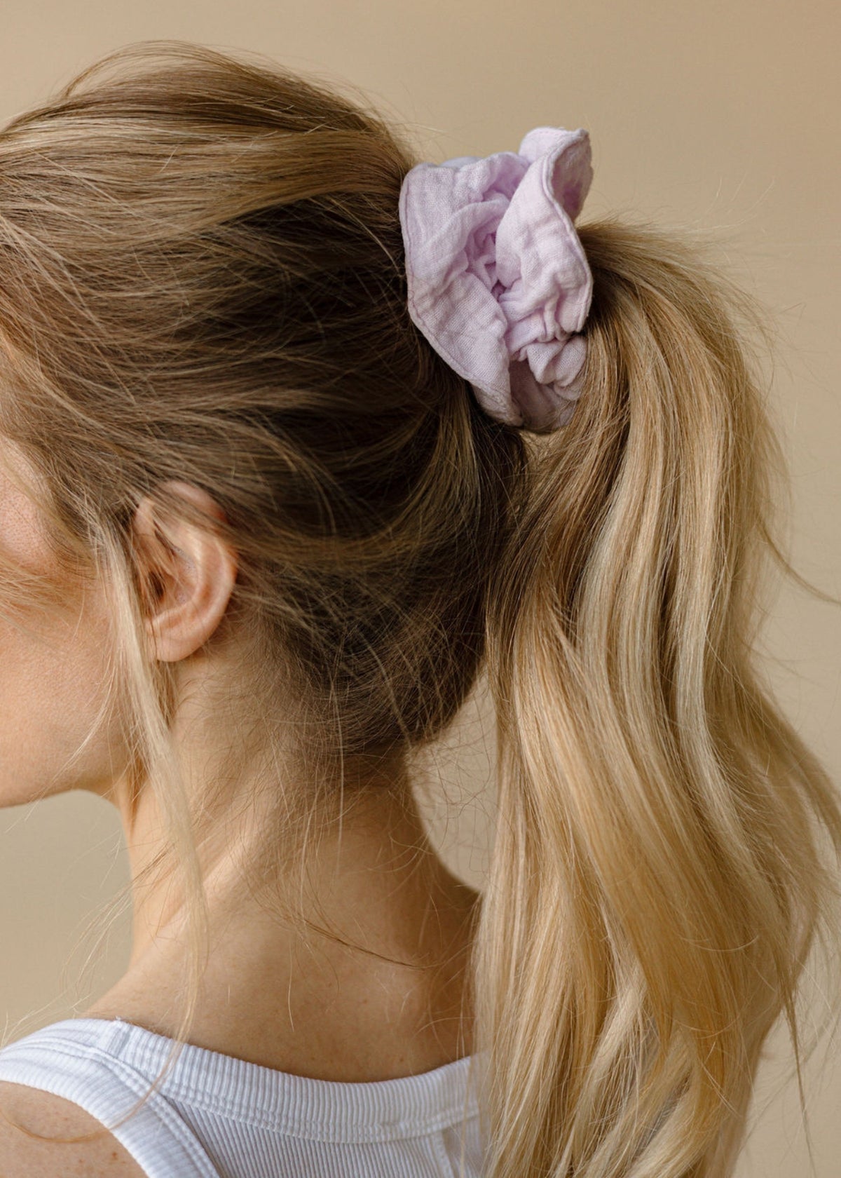 Mousseline-Scrunchie RIVA marshmellow