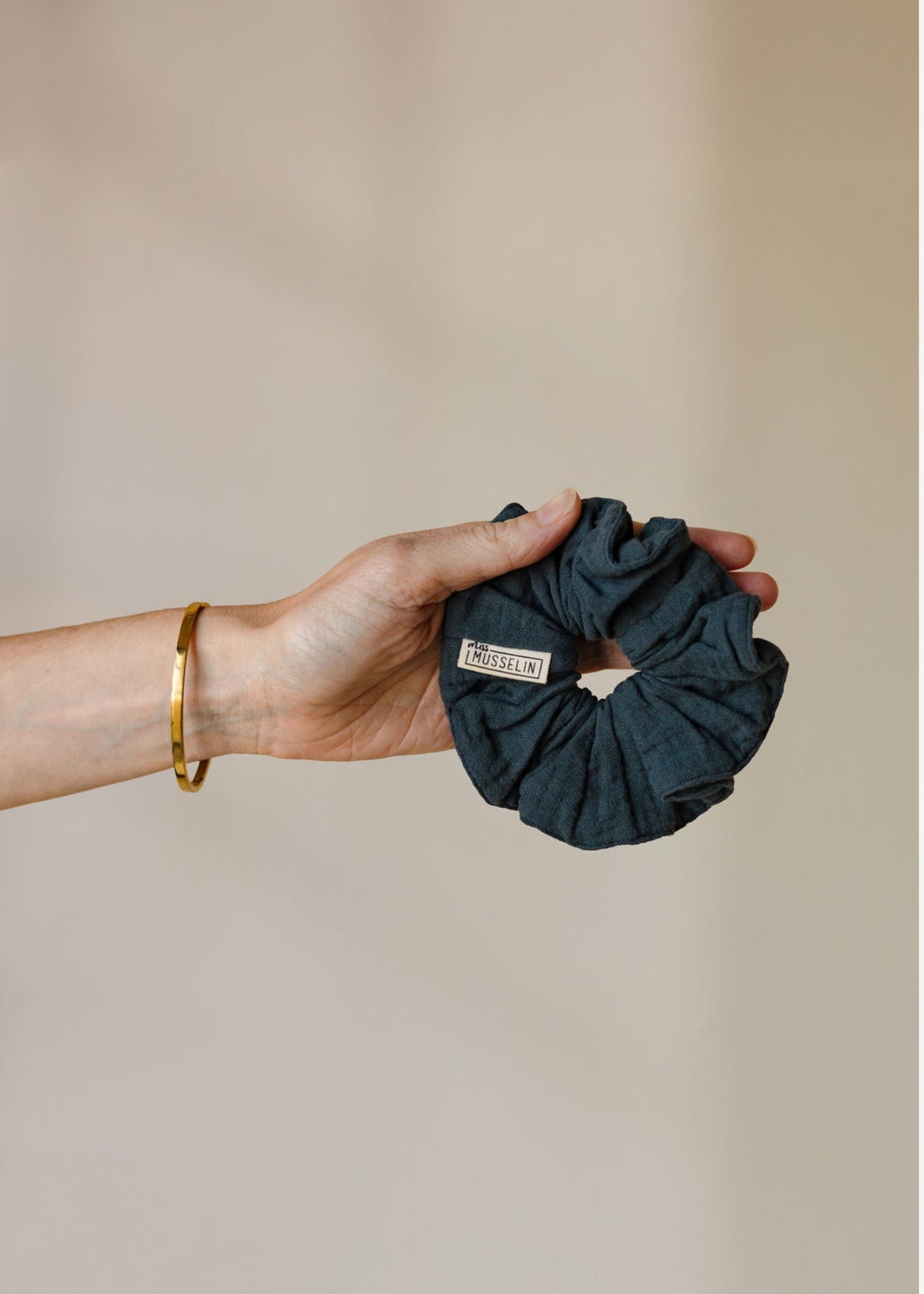 Mousseline-Scrunchie RIVA graphite