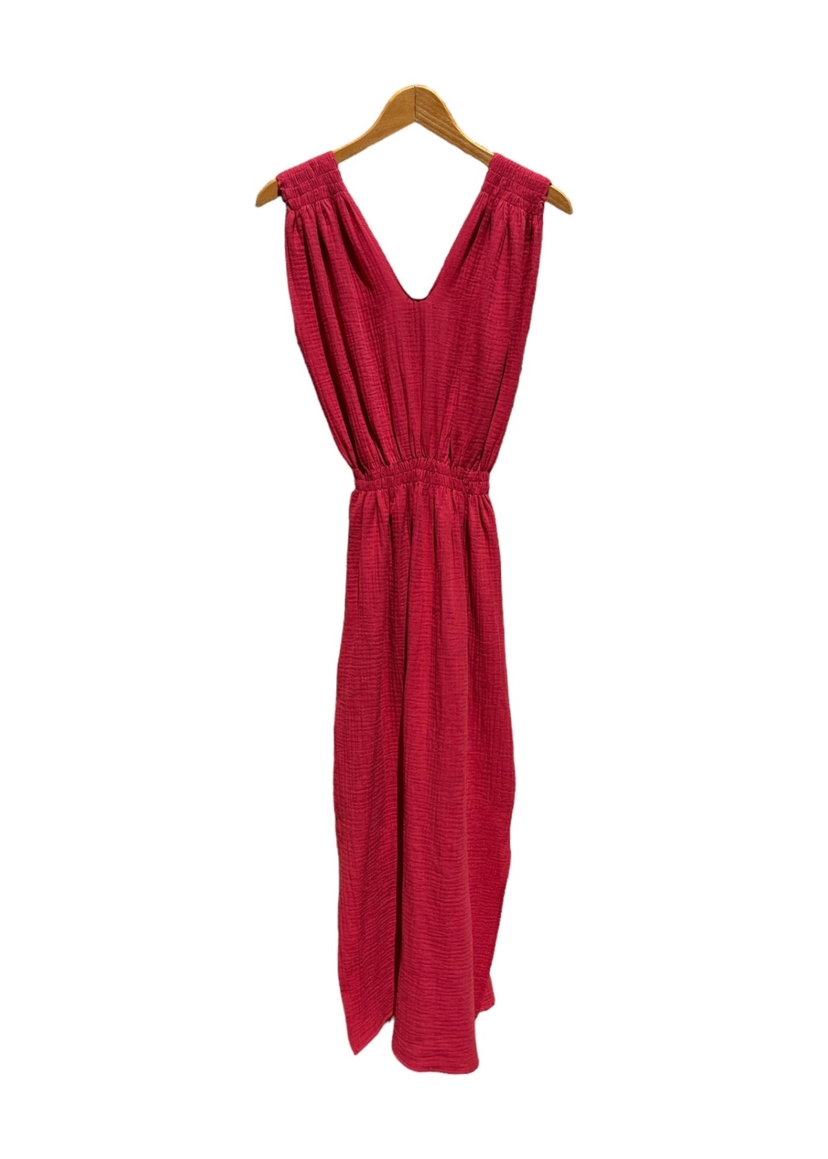 Robe en mousseline V red