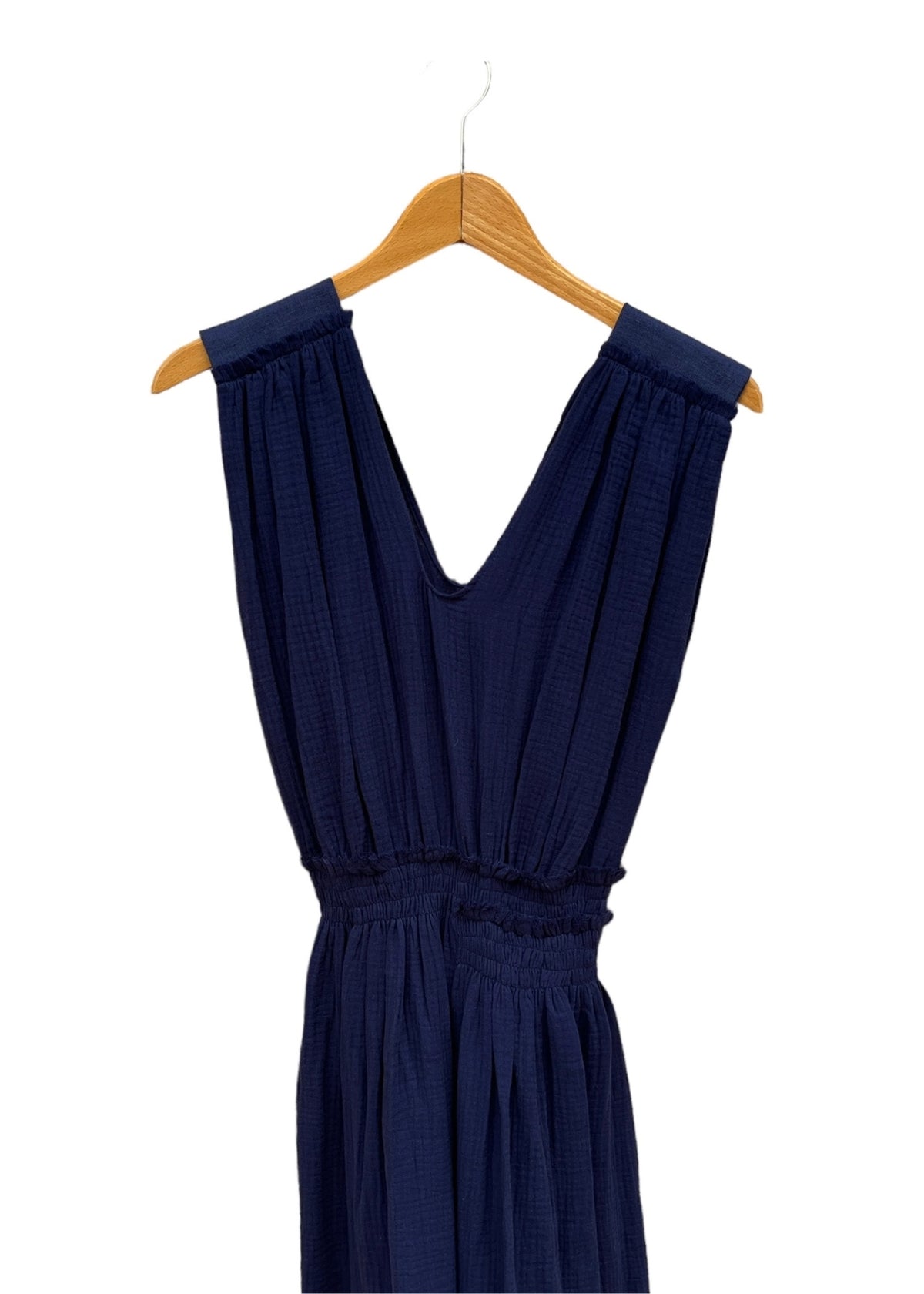 Musselin-Kleid ACACIA blue