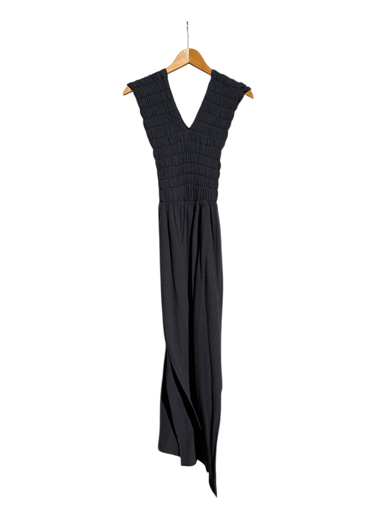Musselin-Kleid ALBAZER black