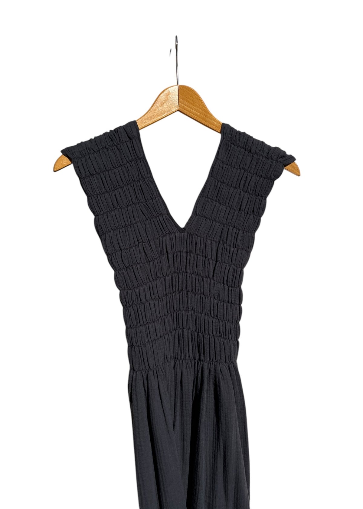 Musselin-Kleid ALBAZER black