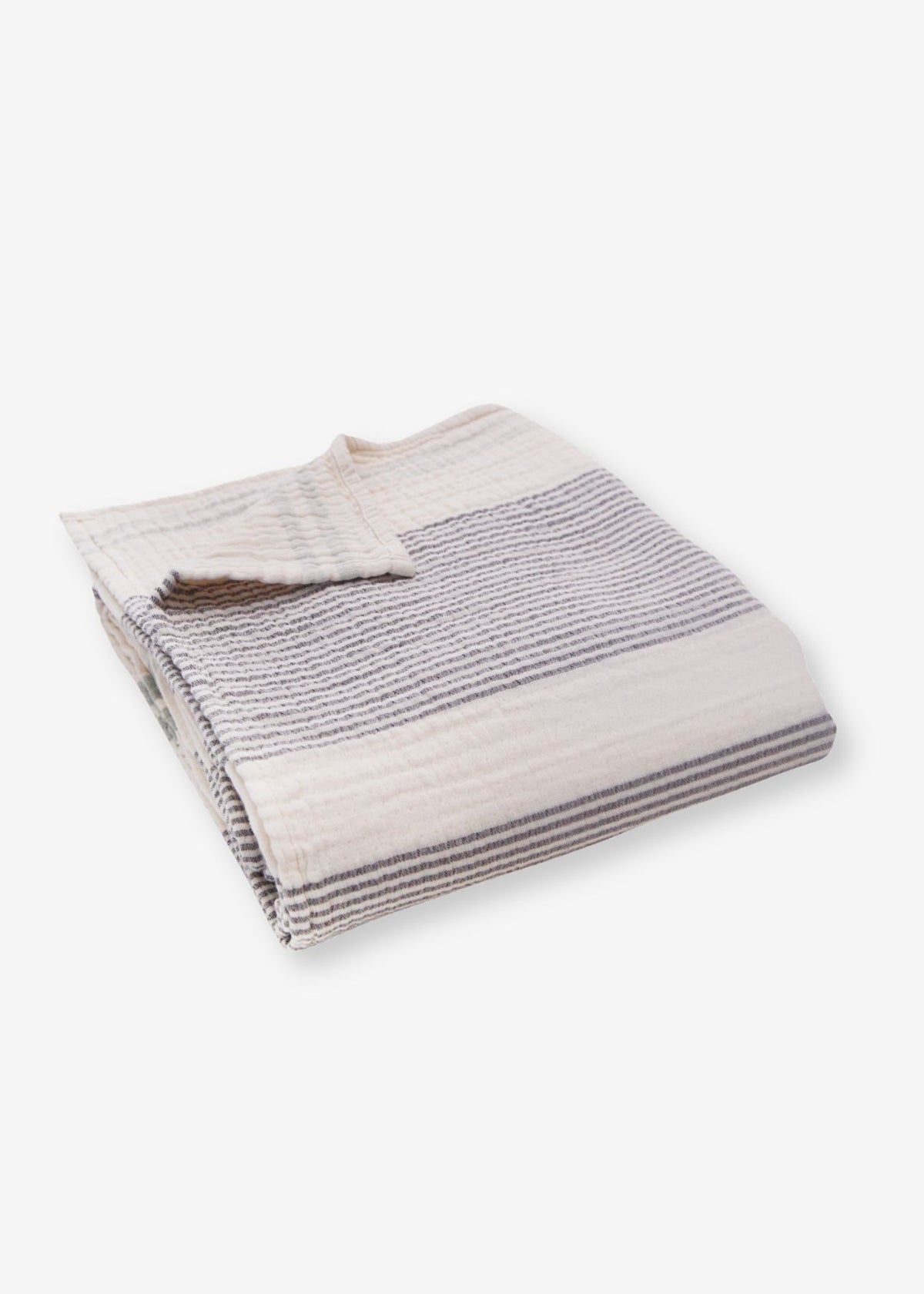 Muslin blanket NILS blue/beige