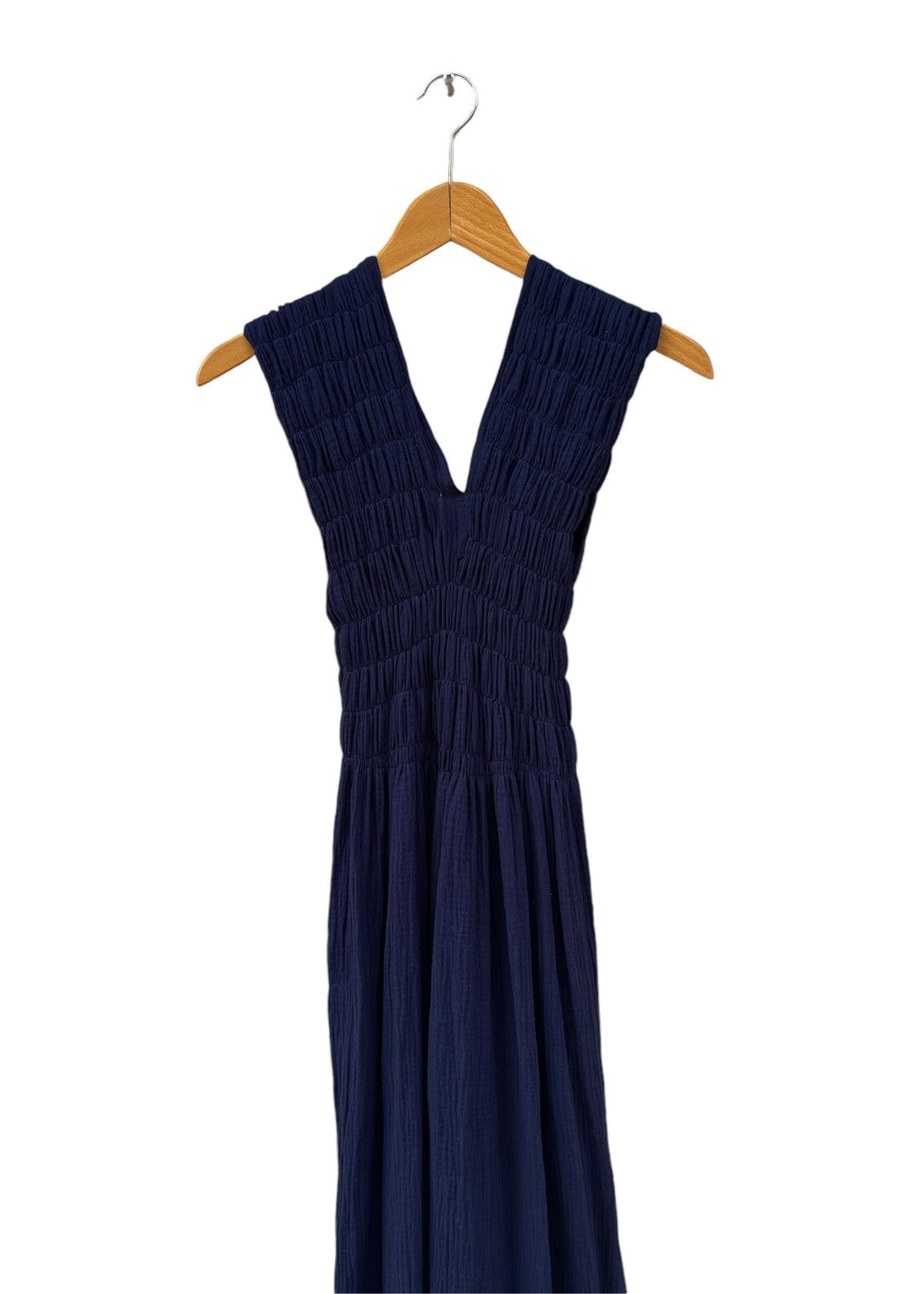 Musselin-Kleid ALBAZER navy blue