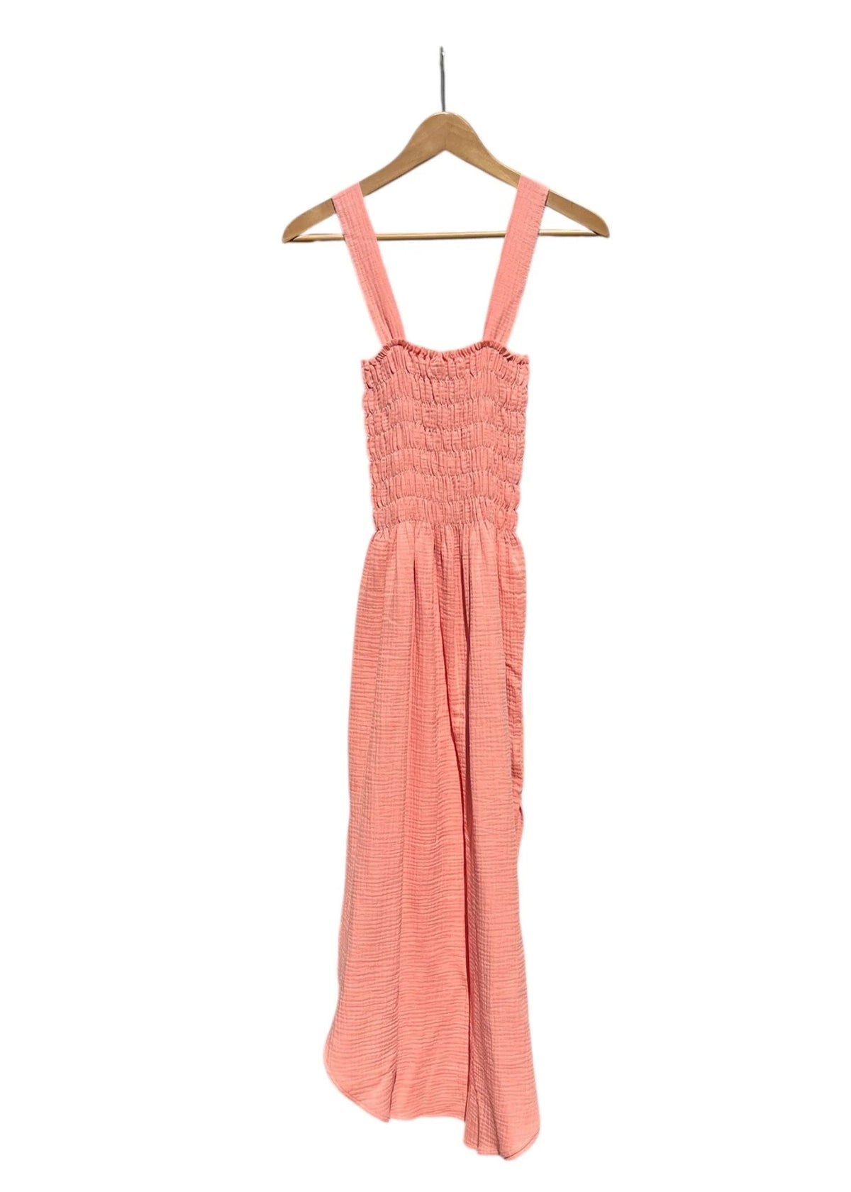 Musselin-Riemenkleid ALENC cantaloupe