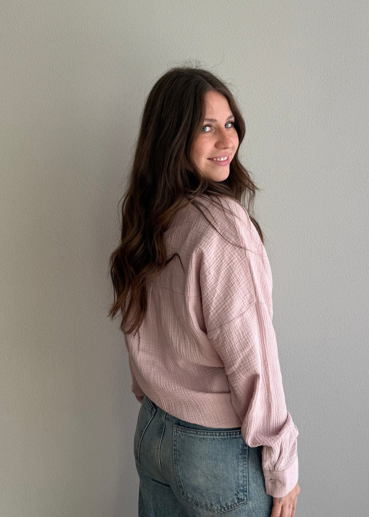 Musselin-Bluse MAJA mauve