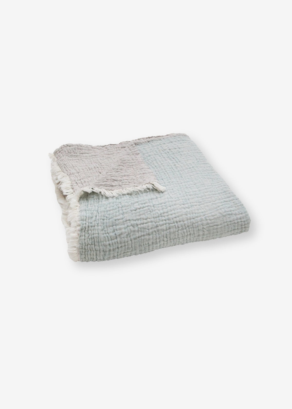 Couverture en mousseline EMIL bleu clair
