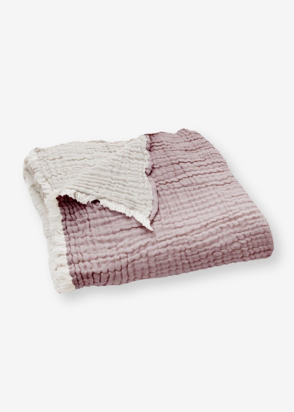 Coperta EMIL in mussola rosa