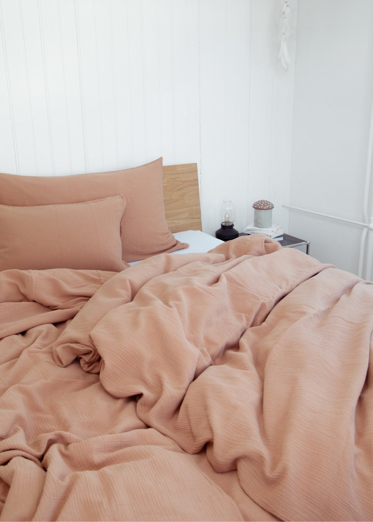 JULA Muslin Pillowcase, Terracotta