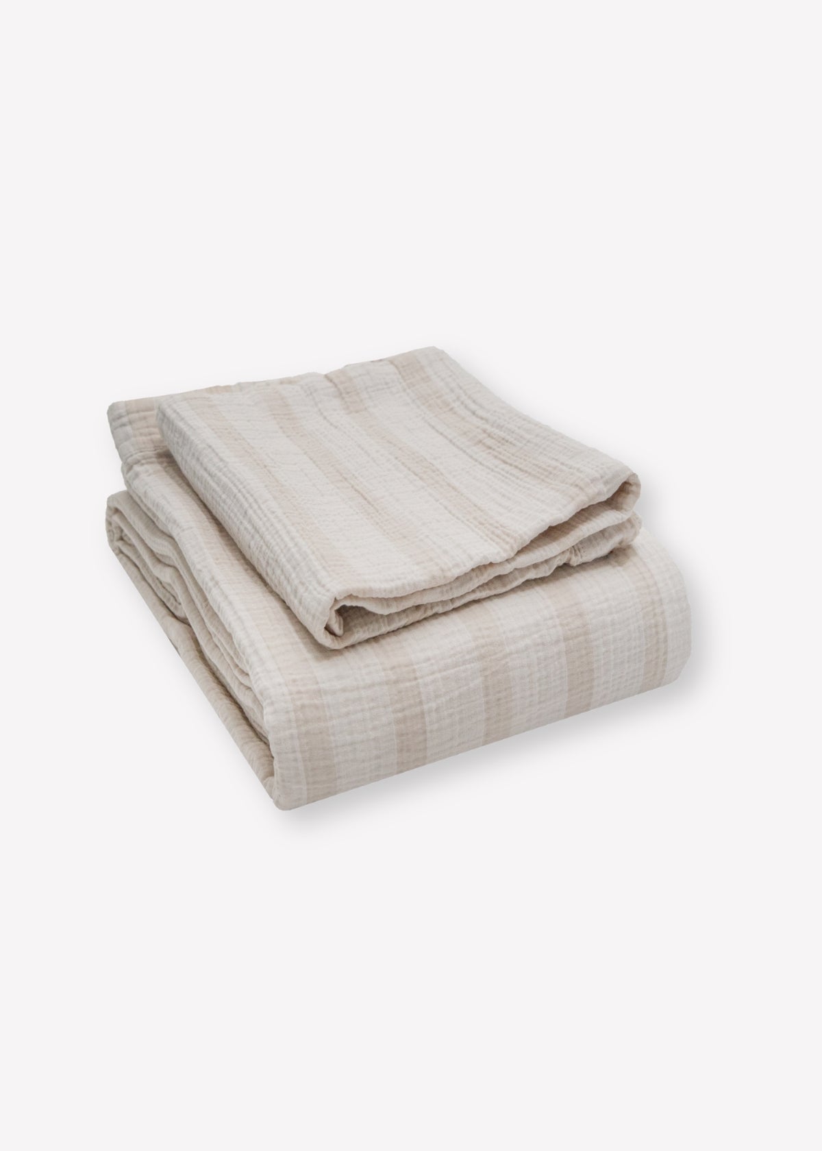 Copripiumino in mussola FINA beige