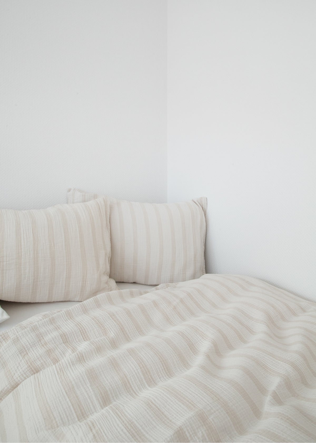 FINA Beige Muslin Pillowcase
