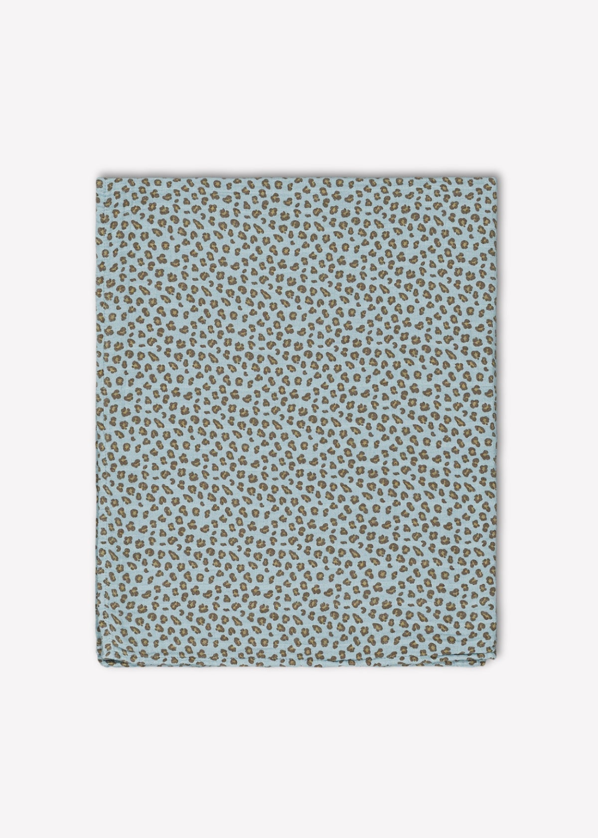 Mousseline de plage LOUISA mini leopard blue sky