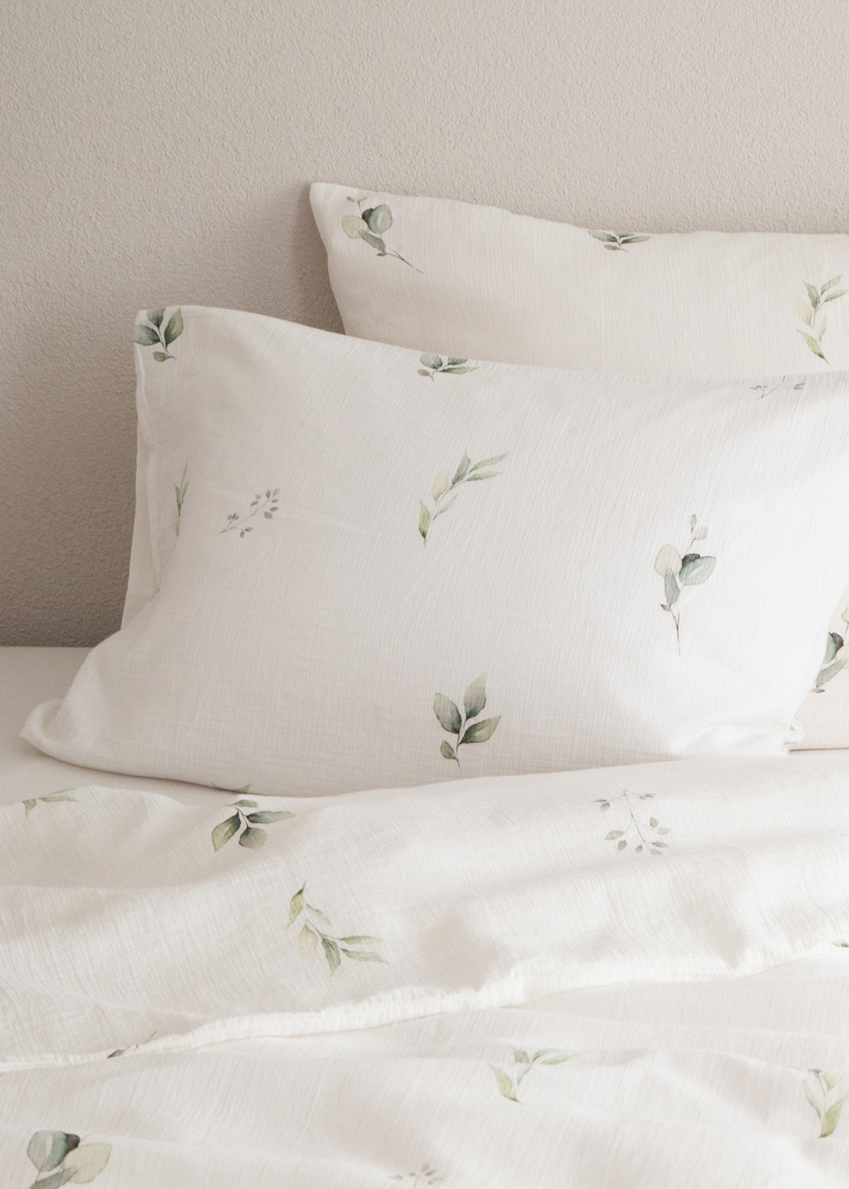 Housse de coussin en mousseline ALVA