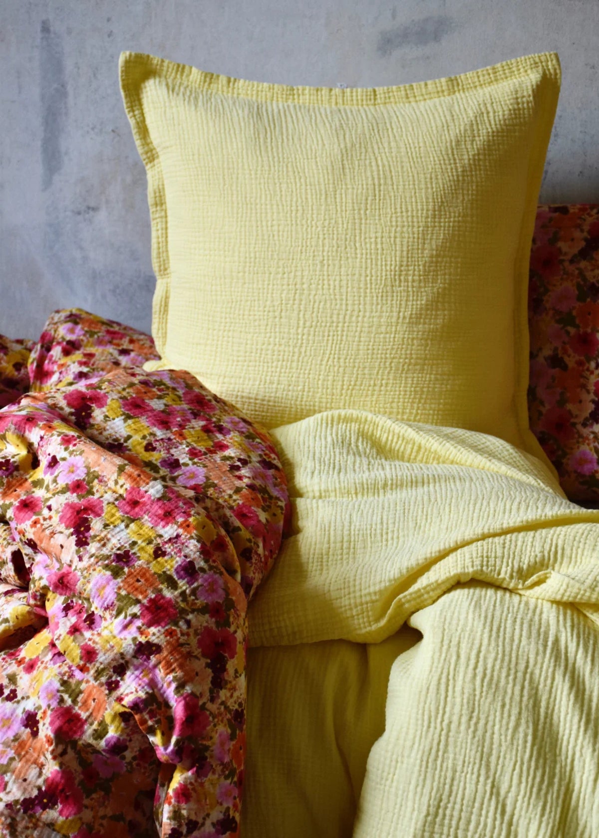 Musselin-Decke JOSEPHIN flowerful