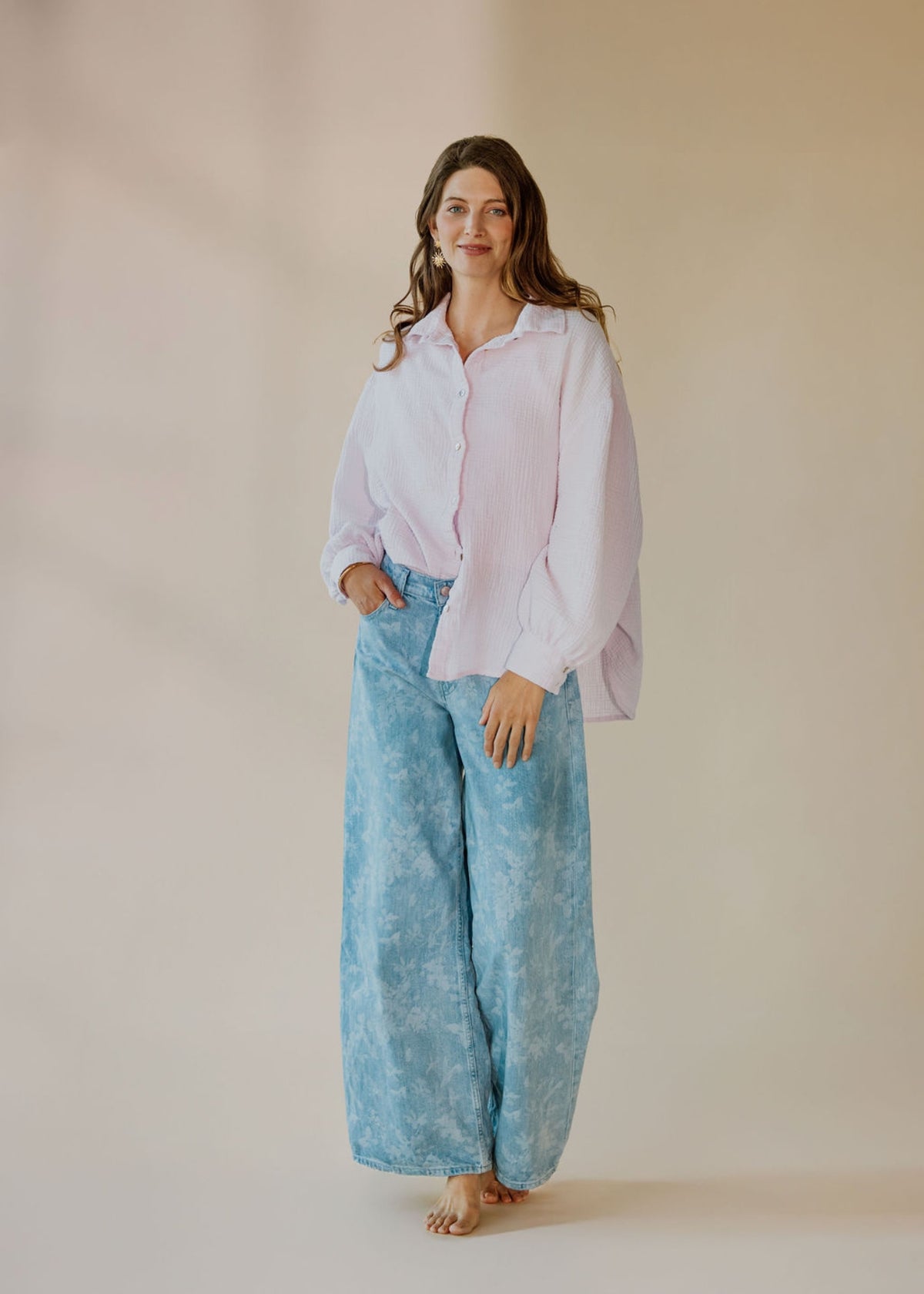 Musselin-Bluse MOANA marshmallow