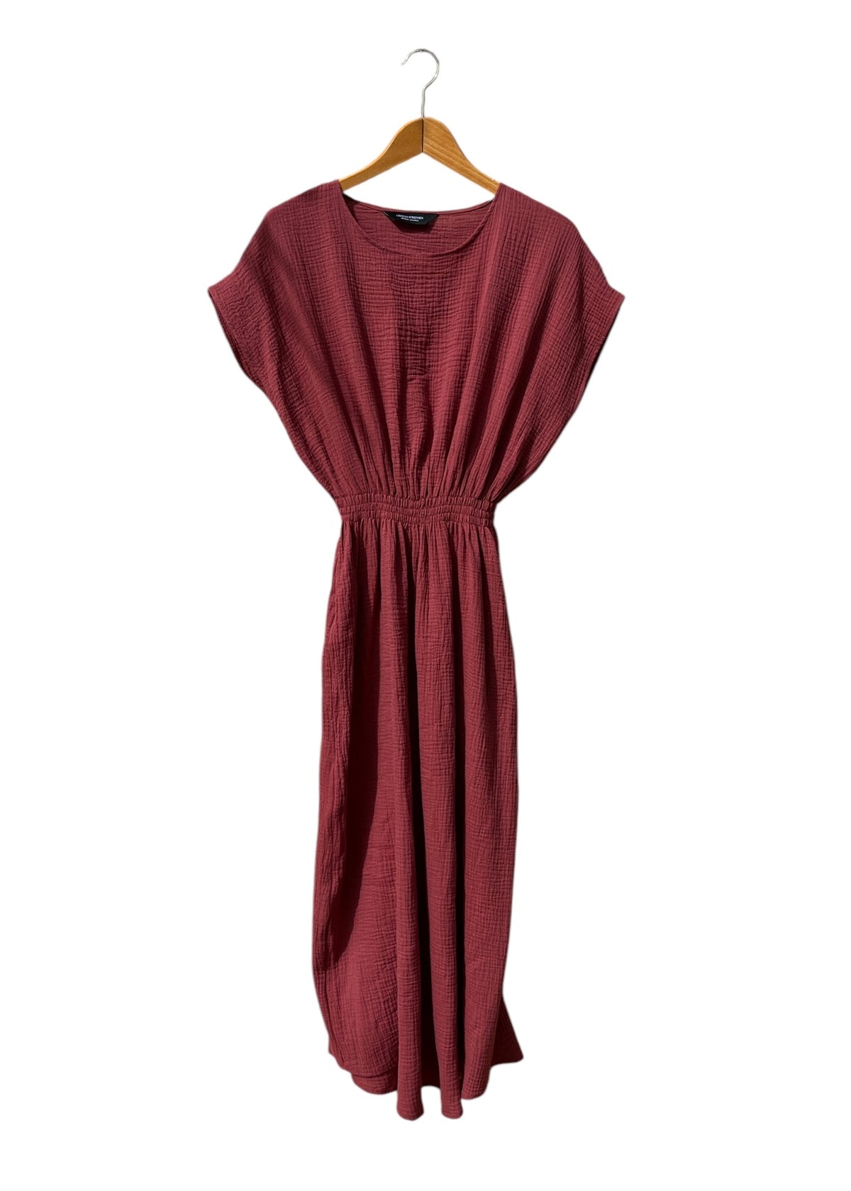 Musselin-Kleid MAIMÓ henna