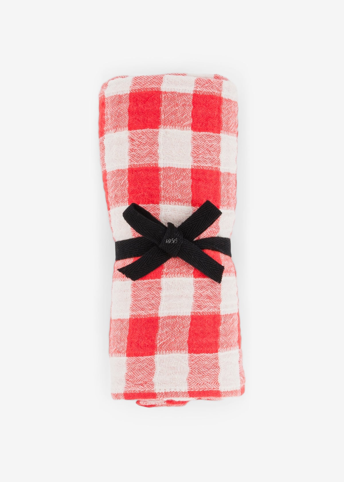 écharpe en mousseline BIANCA vichy rouge