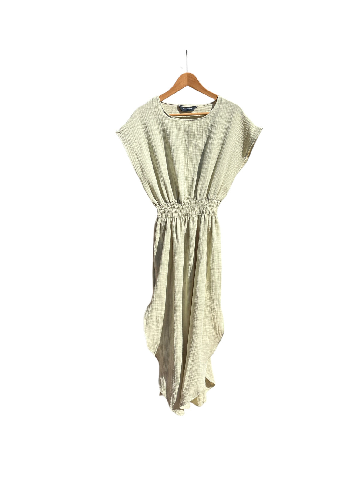 Musselin-Kleid MAIMÓ lime cream