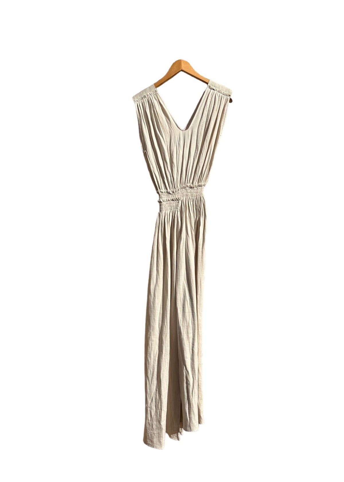 Robe en mousseline Acacia beige