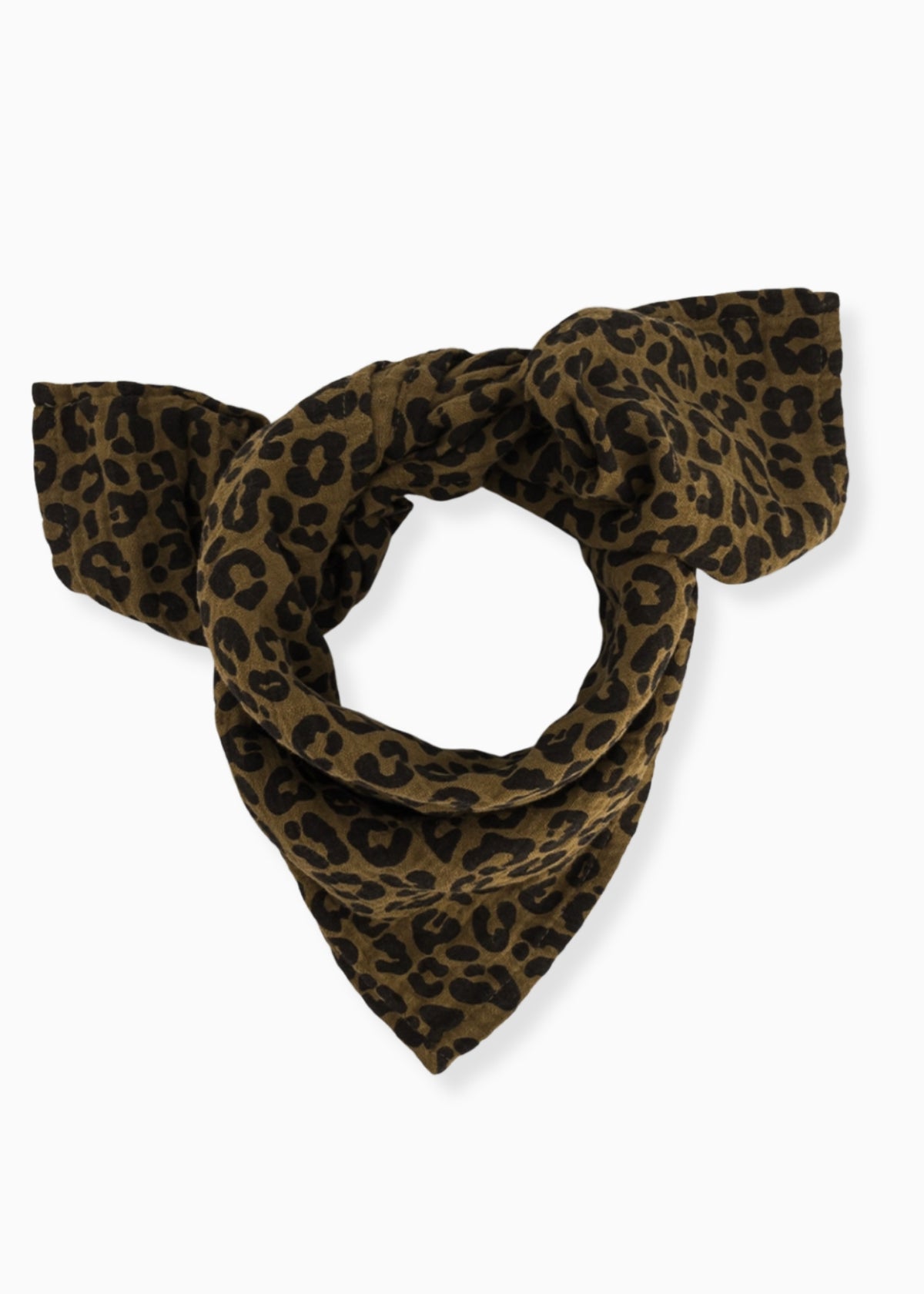 Musselin-Halstuch BIANCA graou olive