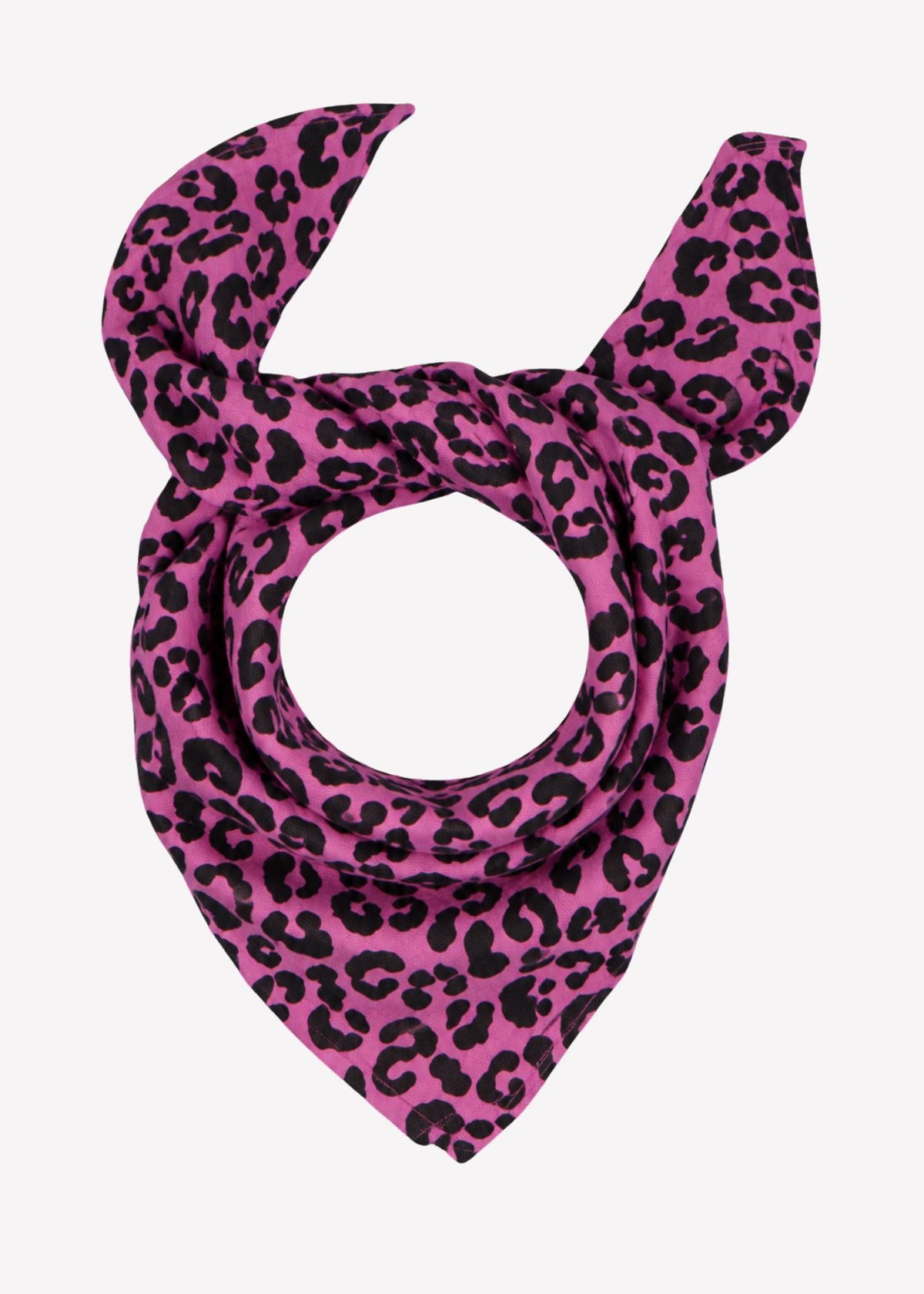 Foulard en mousseline BIANCA gris orchidée