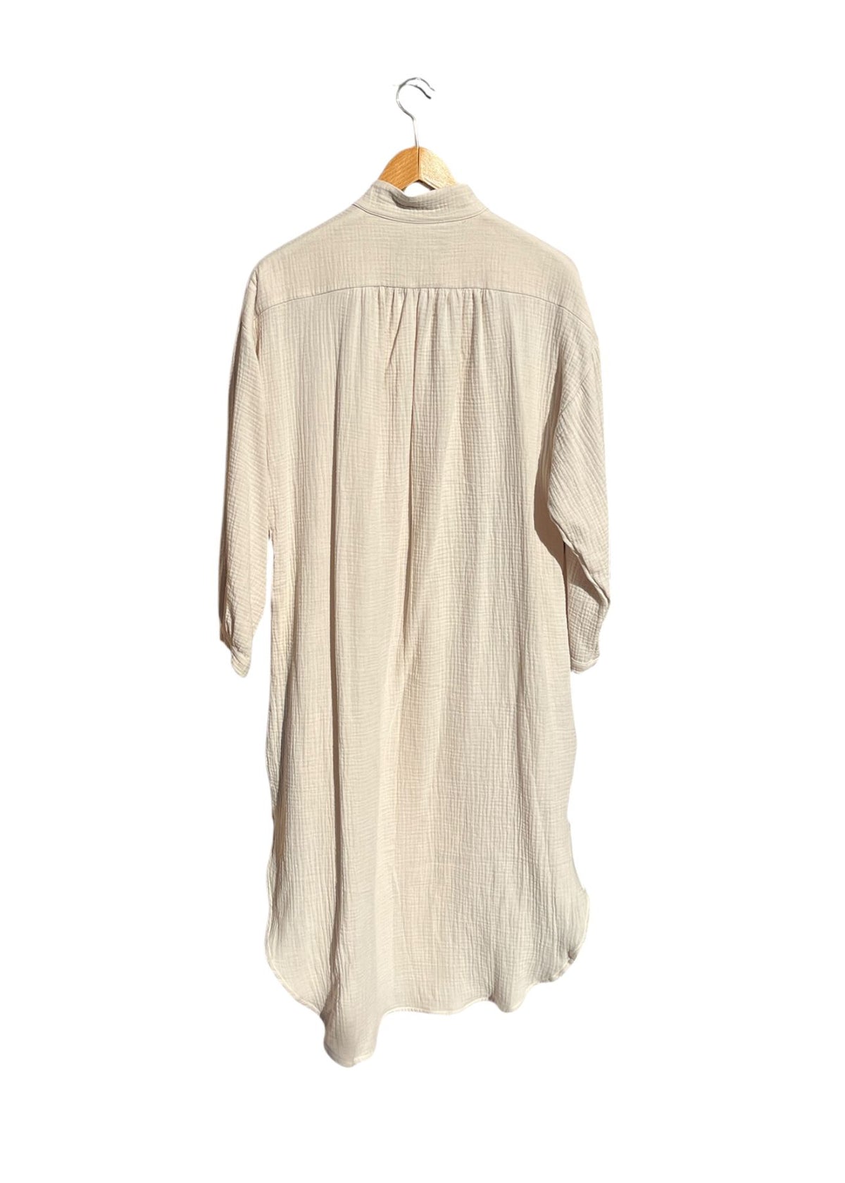 Musselin-Blusenkleid COTONER beige