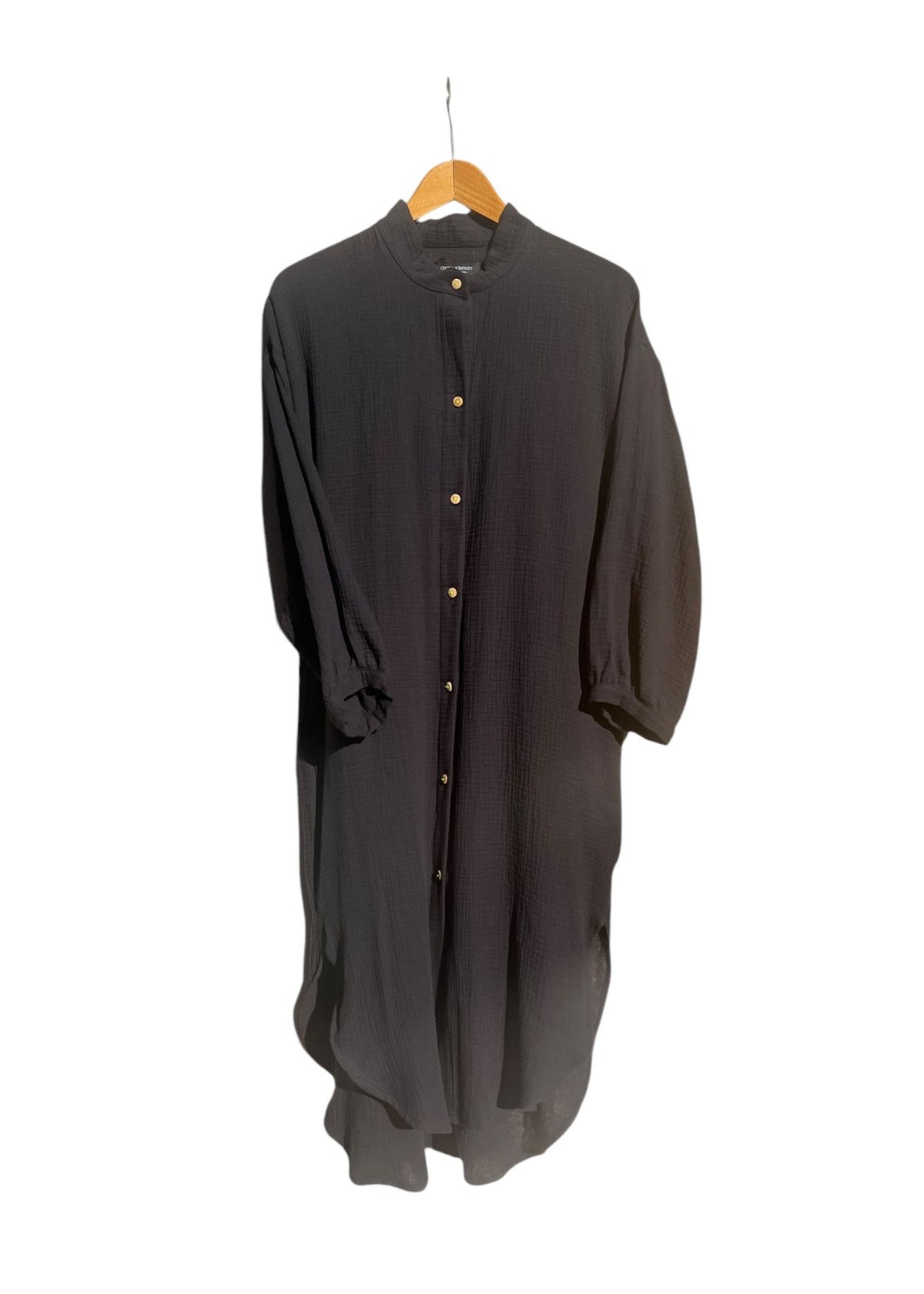 Musselin-Blusenkleid COTONER schwarz