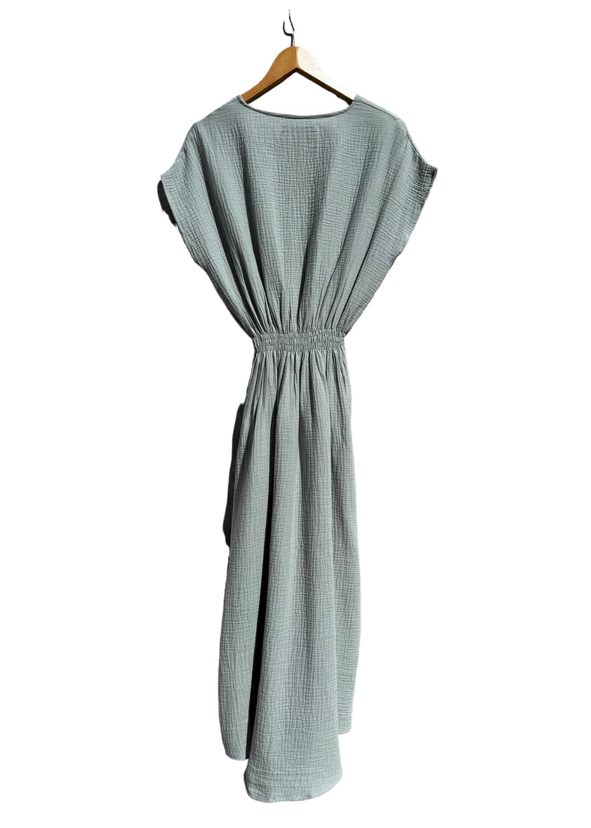 Musselin-Kleid MAGNOLIA sage green