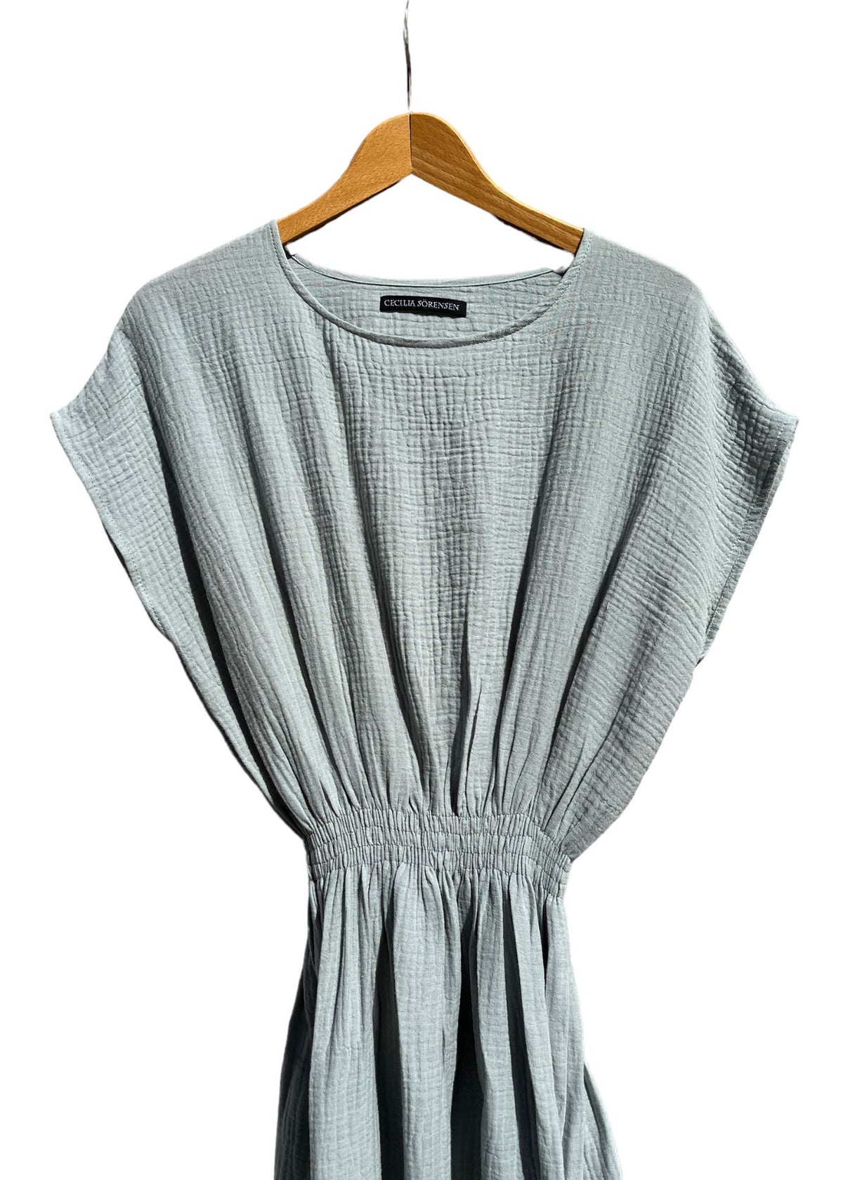 Musselin-Kleid MAGNOLIA sage green