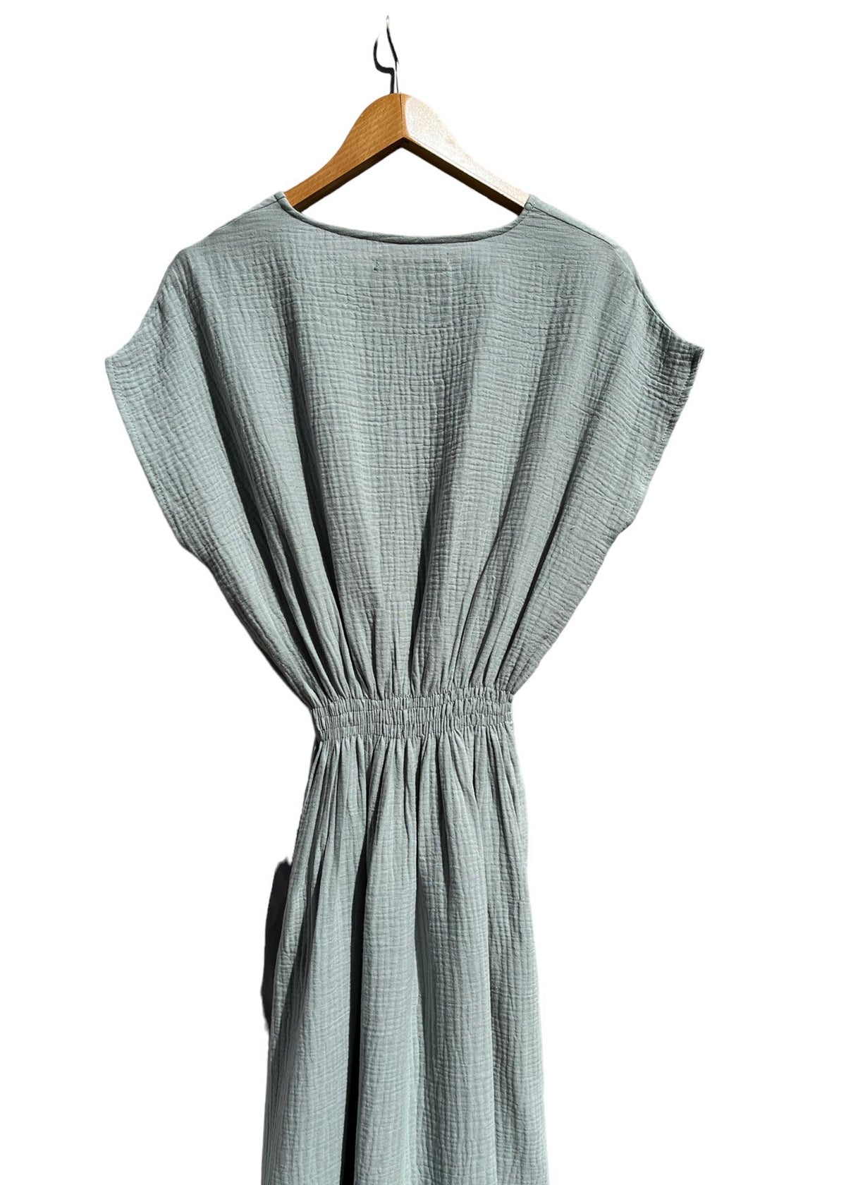 Musselin-Kleid MAGNOLIA sage green