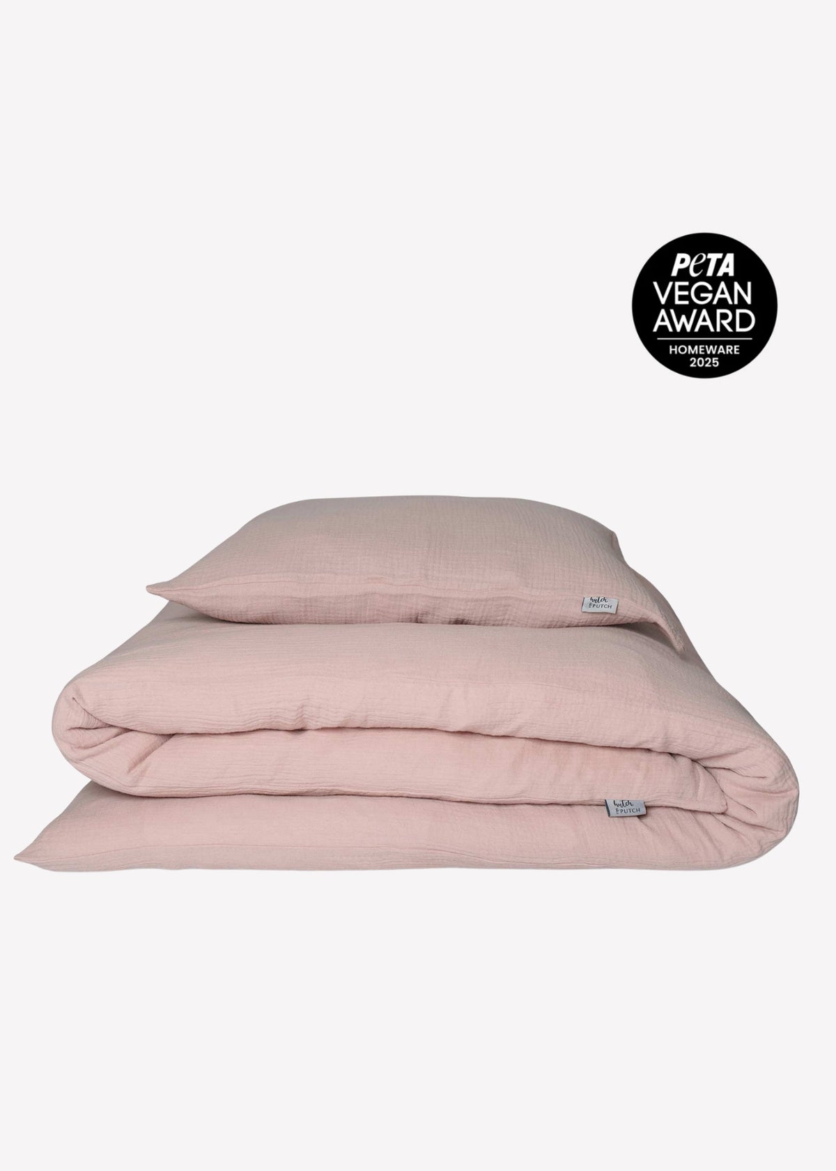 Musselin-Duvetbezug ELIANE blush