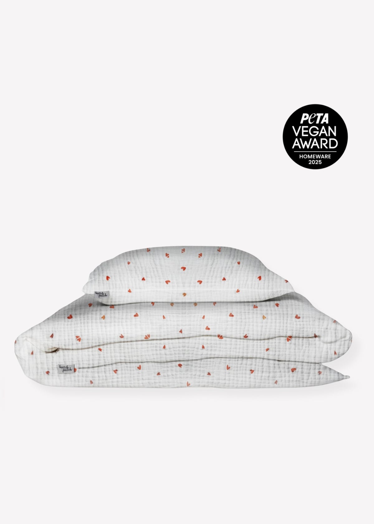 Musselin-Duvetbezug ELIANE little love edition