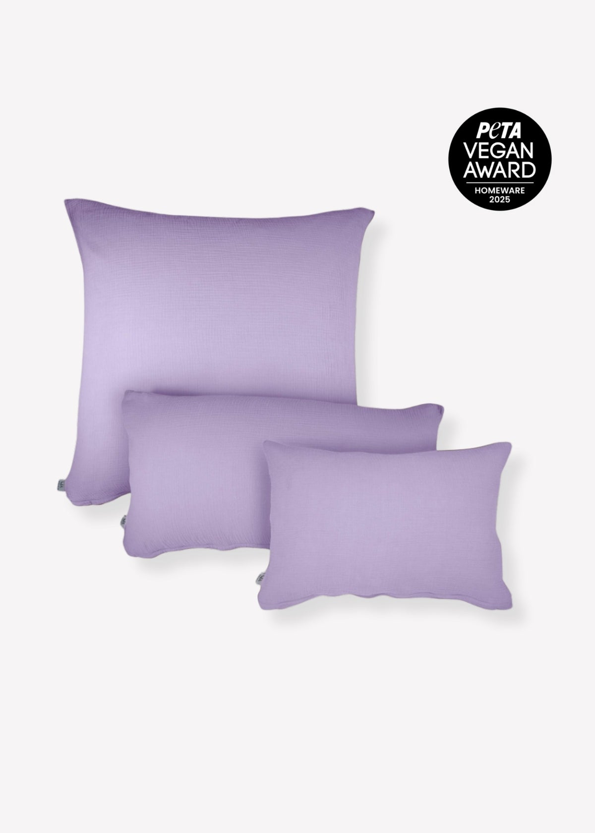 Musselin-Kissenbezug ELIANE lavendel