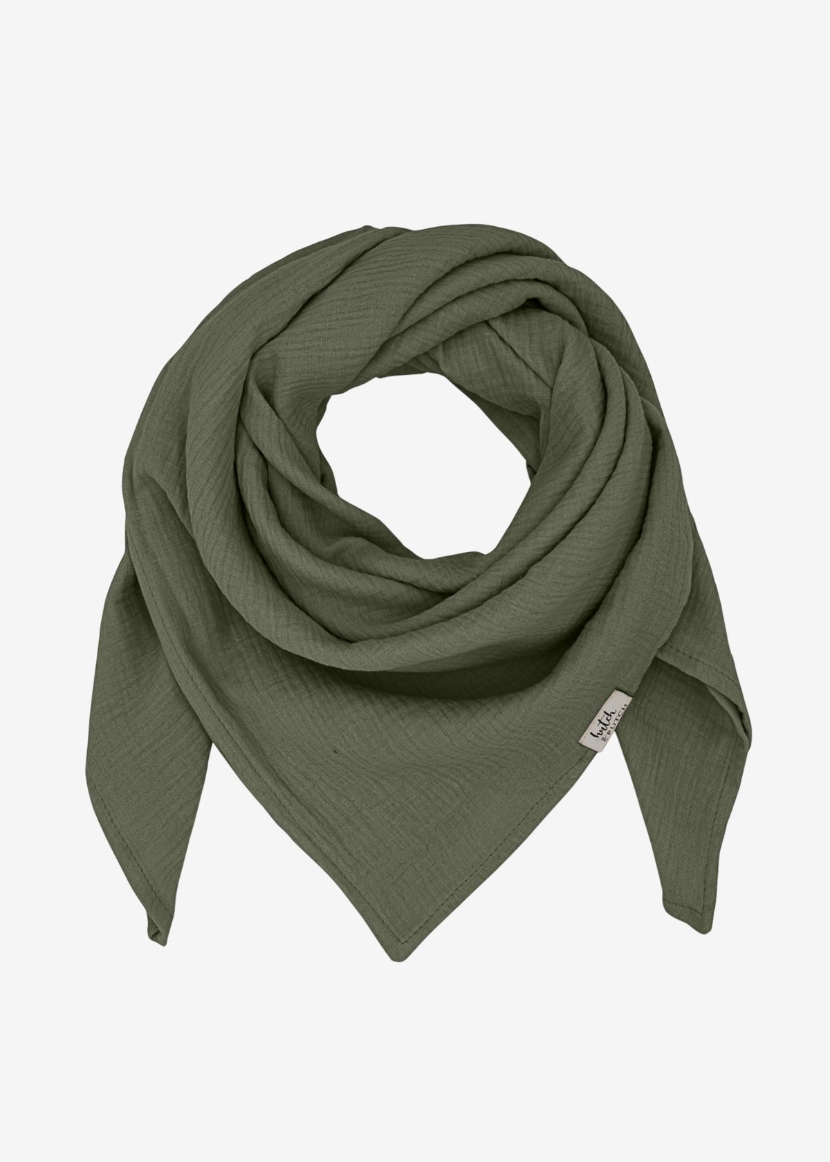 Foulard en mousseline NIVA olive