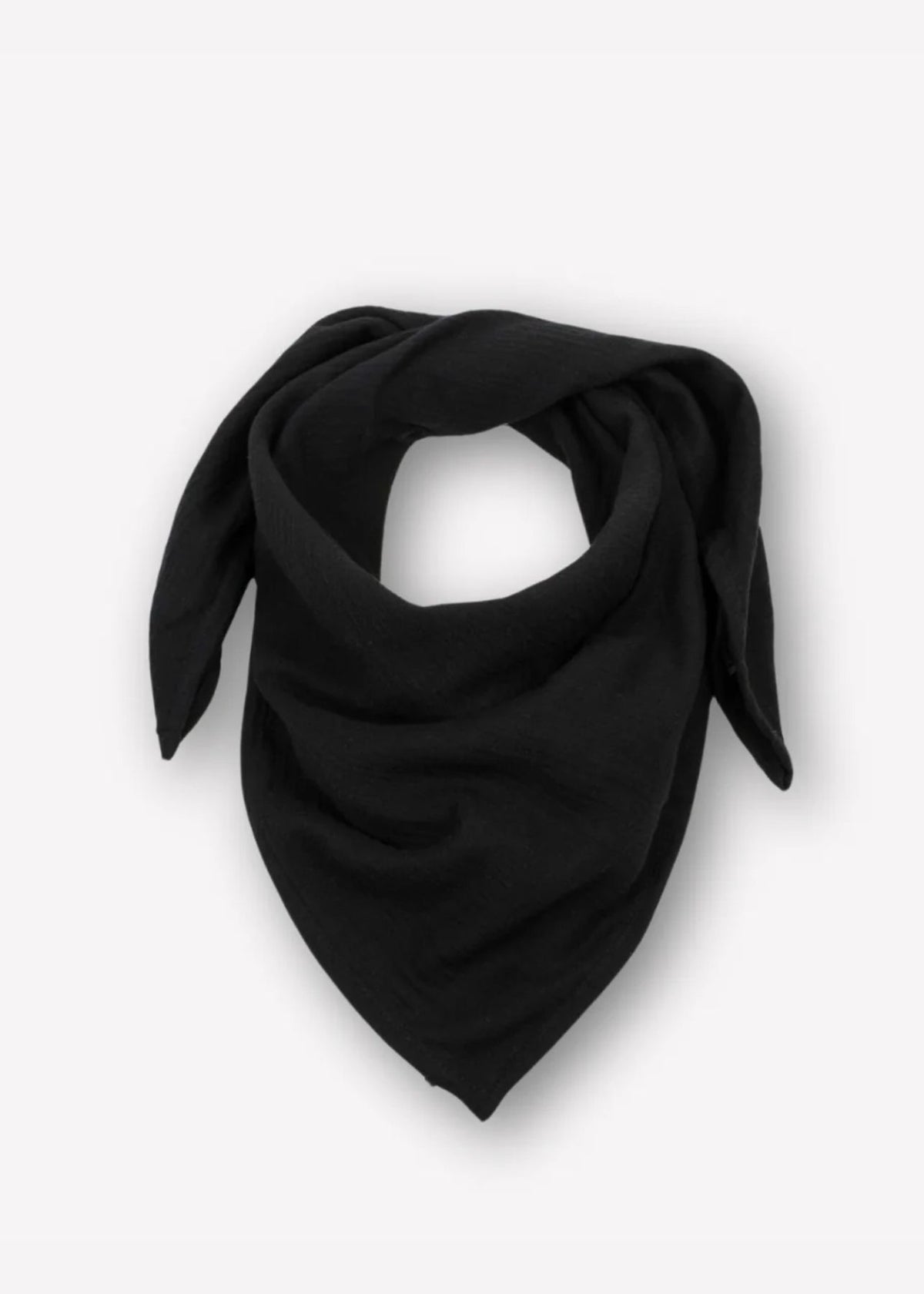 Musselin-Halstuch NIVA schwarz