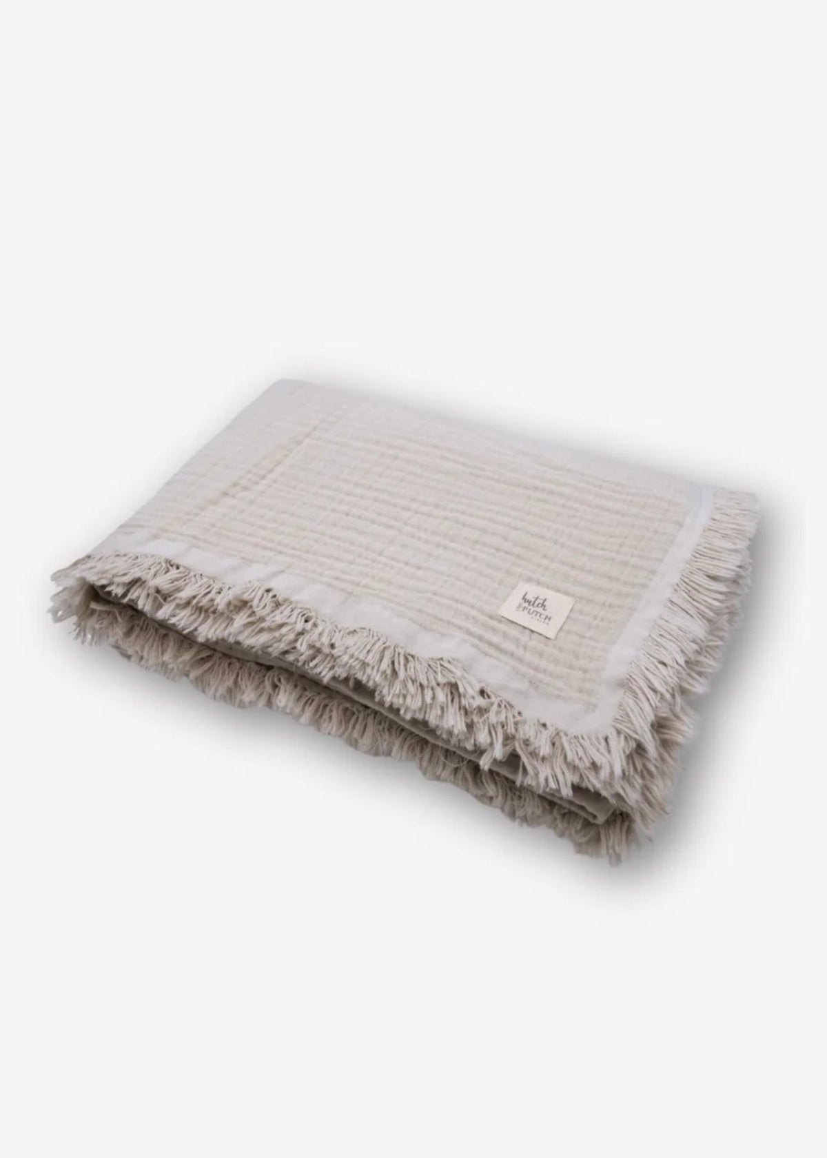 Musselin-Decke DANIELA stein