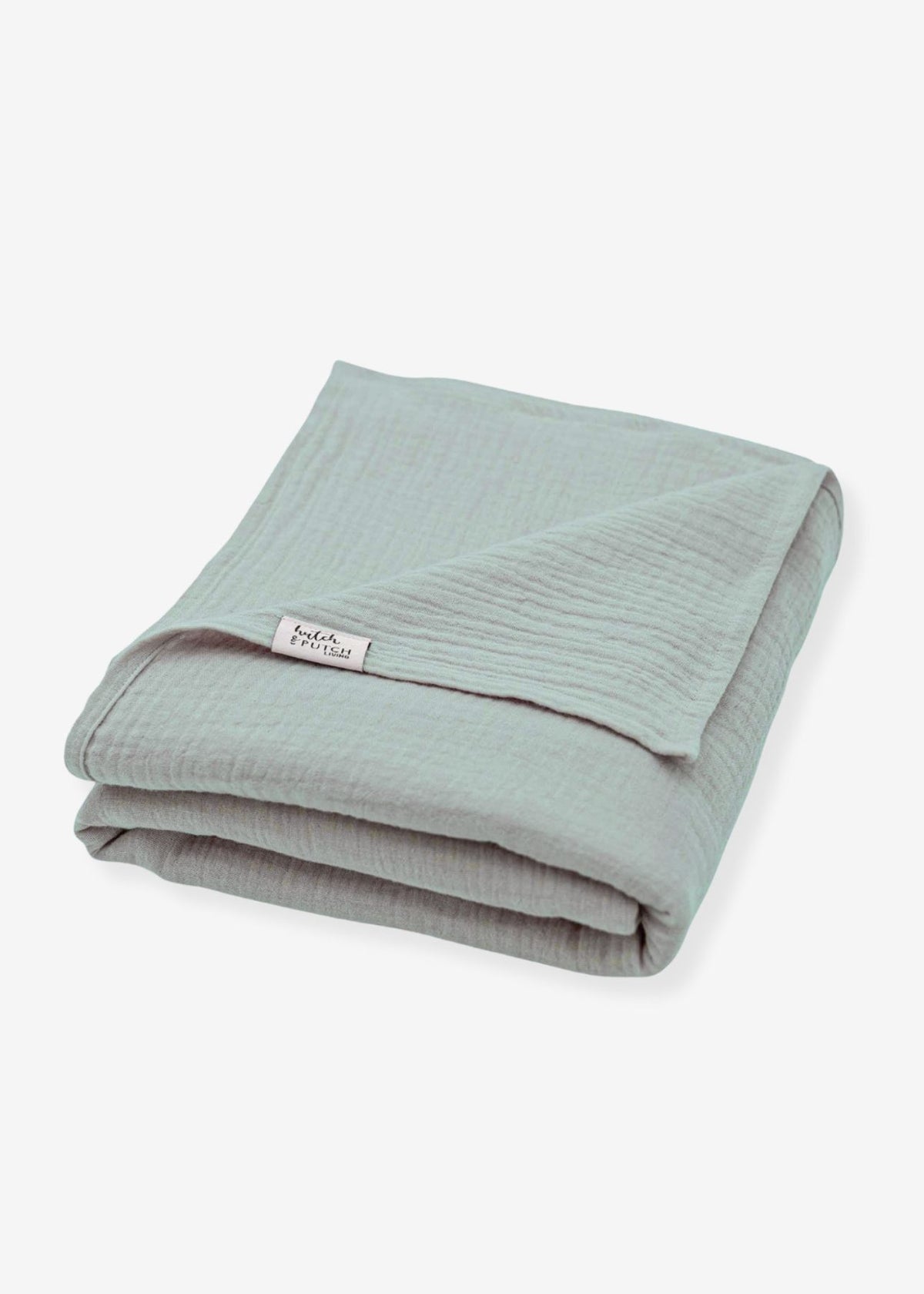 Musselin-Decke JOSEPHIN aquamarine