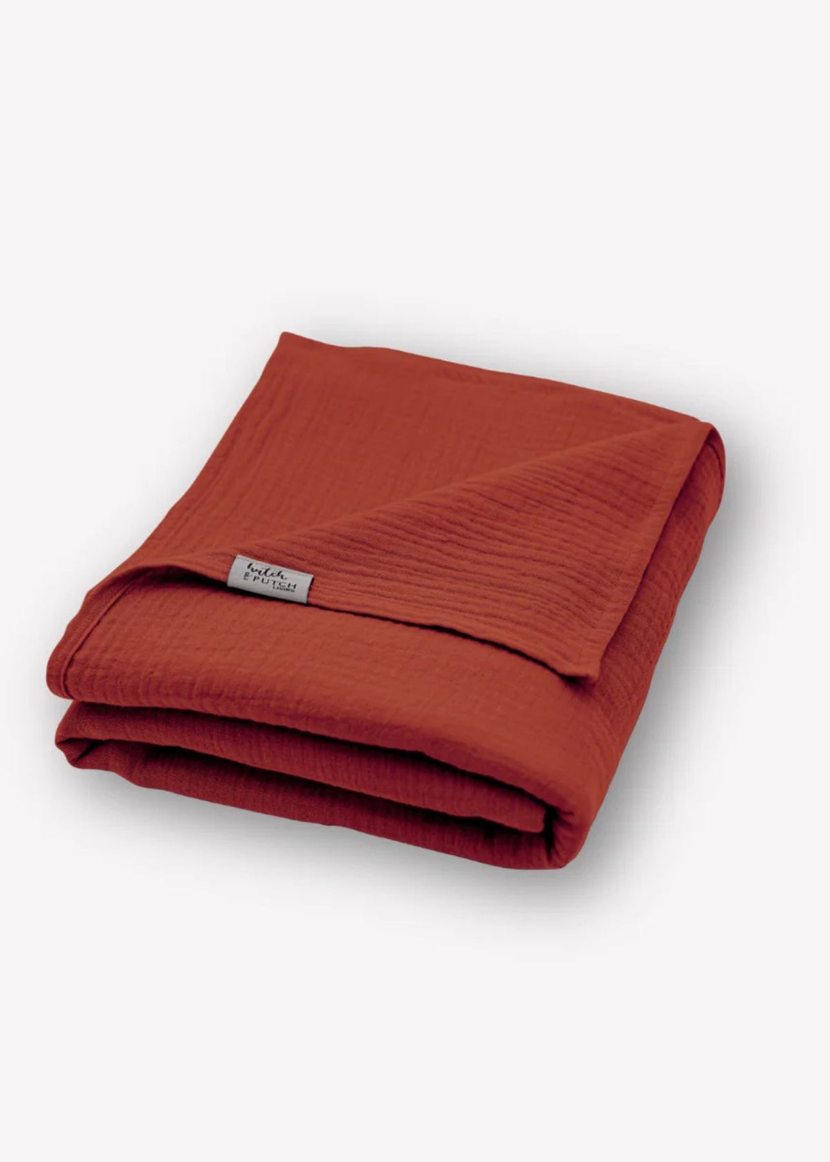 JOSEPHIN coperta di mussola rosso rame