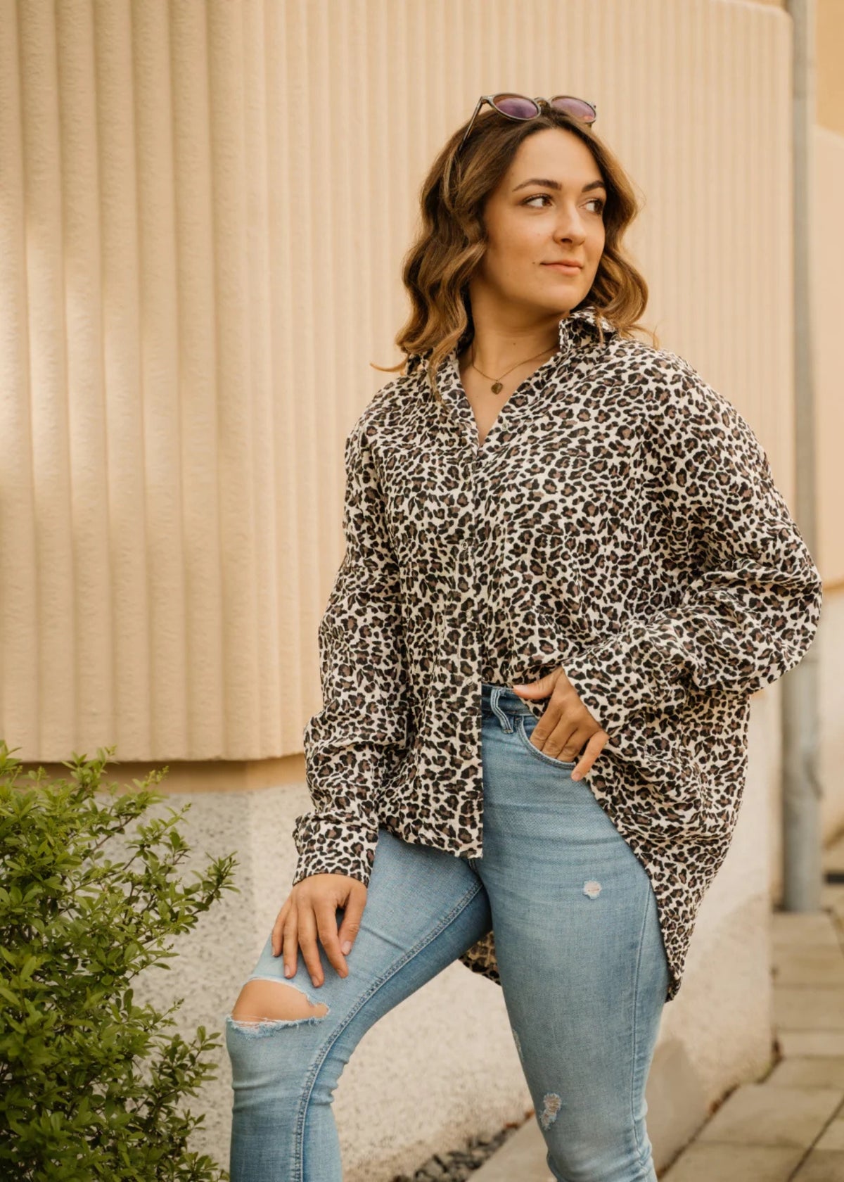 Musselin-Bluse MAJA leo edition